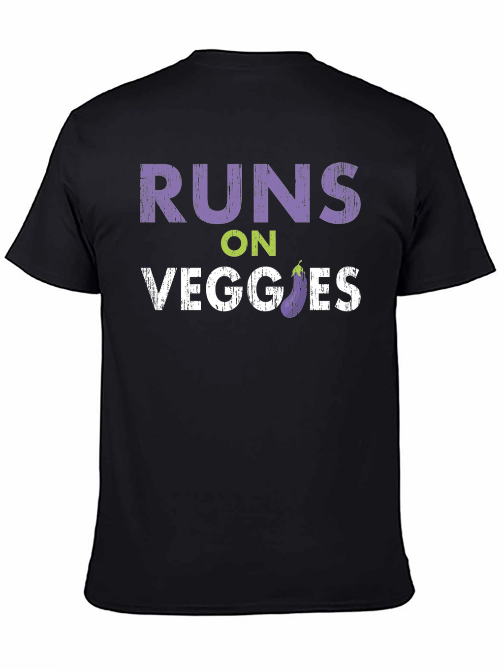 Runs on Veggies T-Shirt - Vegan Lifestyle Tee