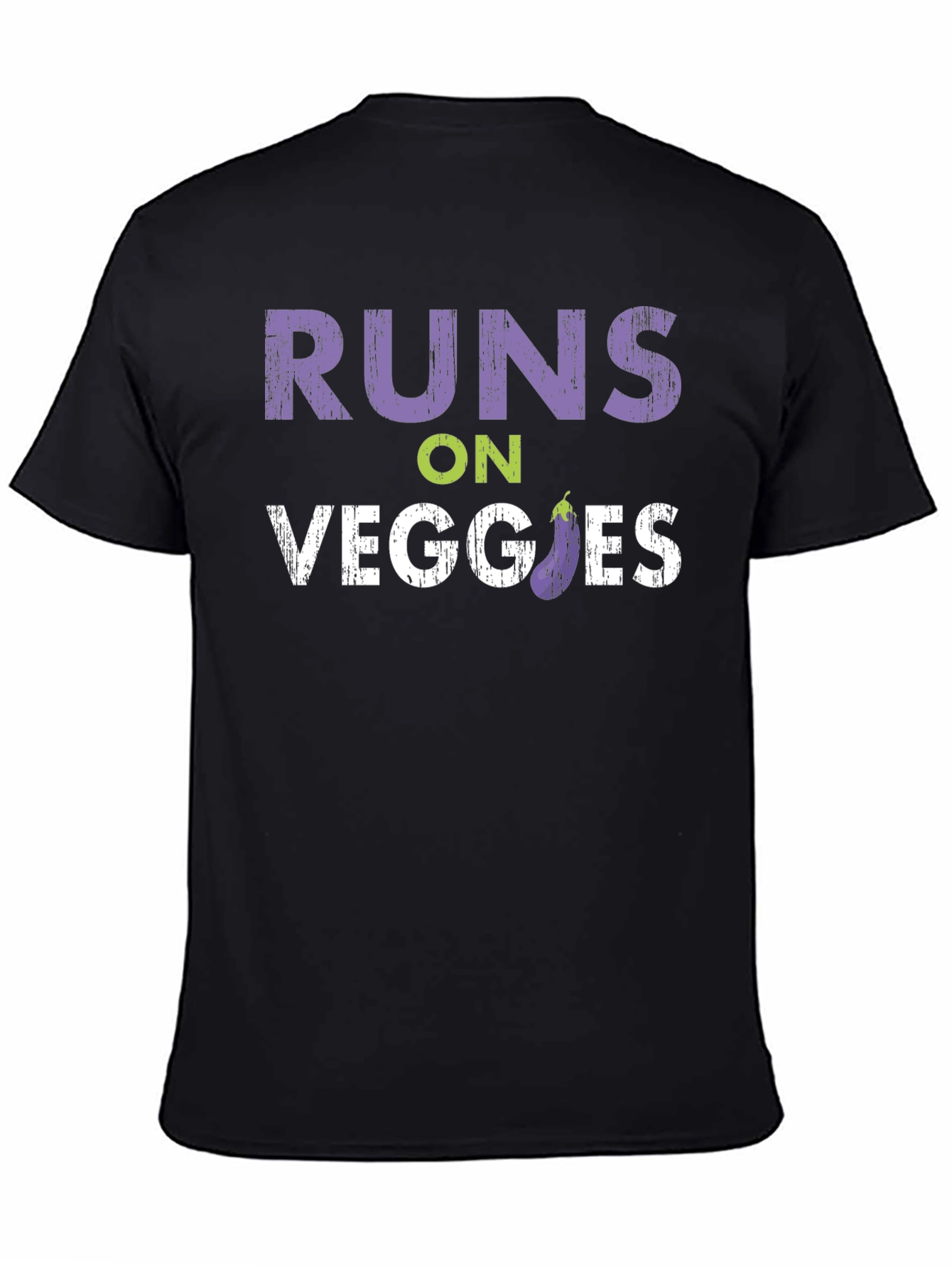 Runs on Veggies T-Shirt - Vegan Lifestyle Tee