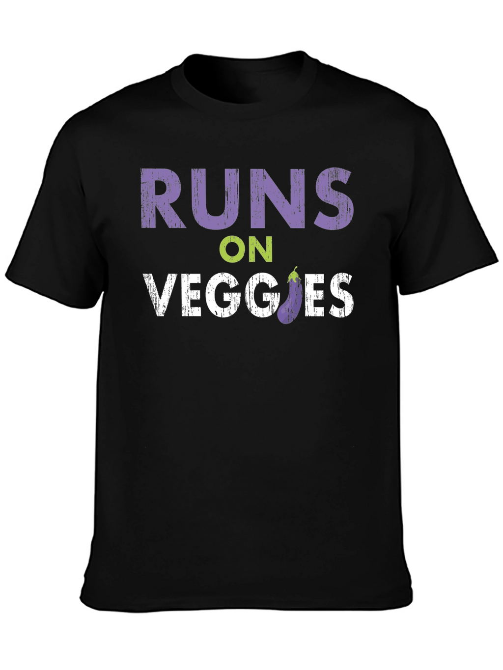 Runs on Veggies T-Shirt - Vegan Lifestyle Tee