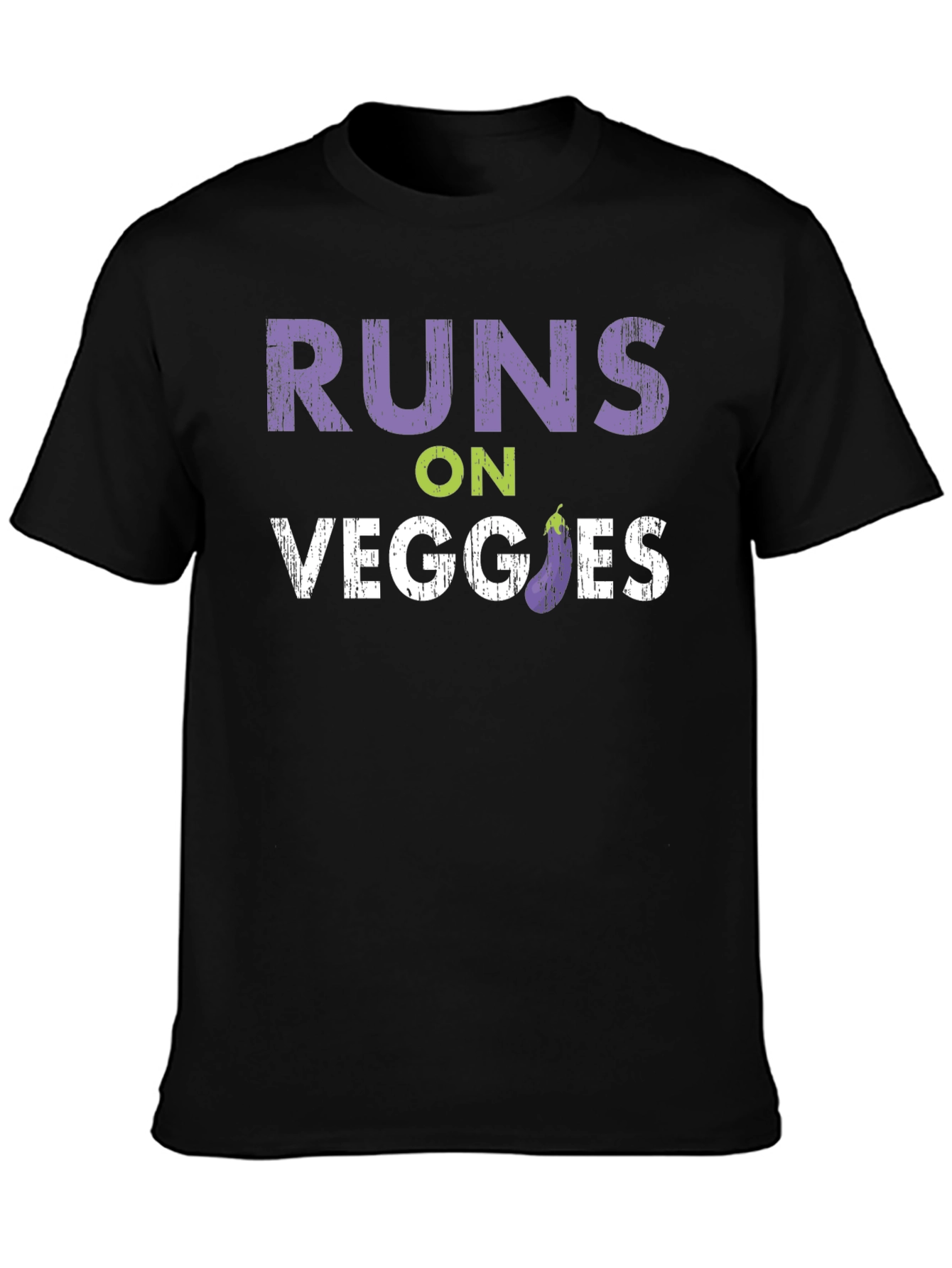 Runs on Veggies T-Shirt - Vegan Lifestyle Tee