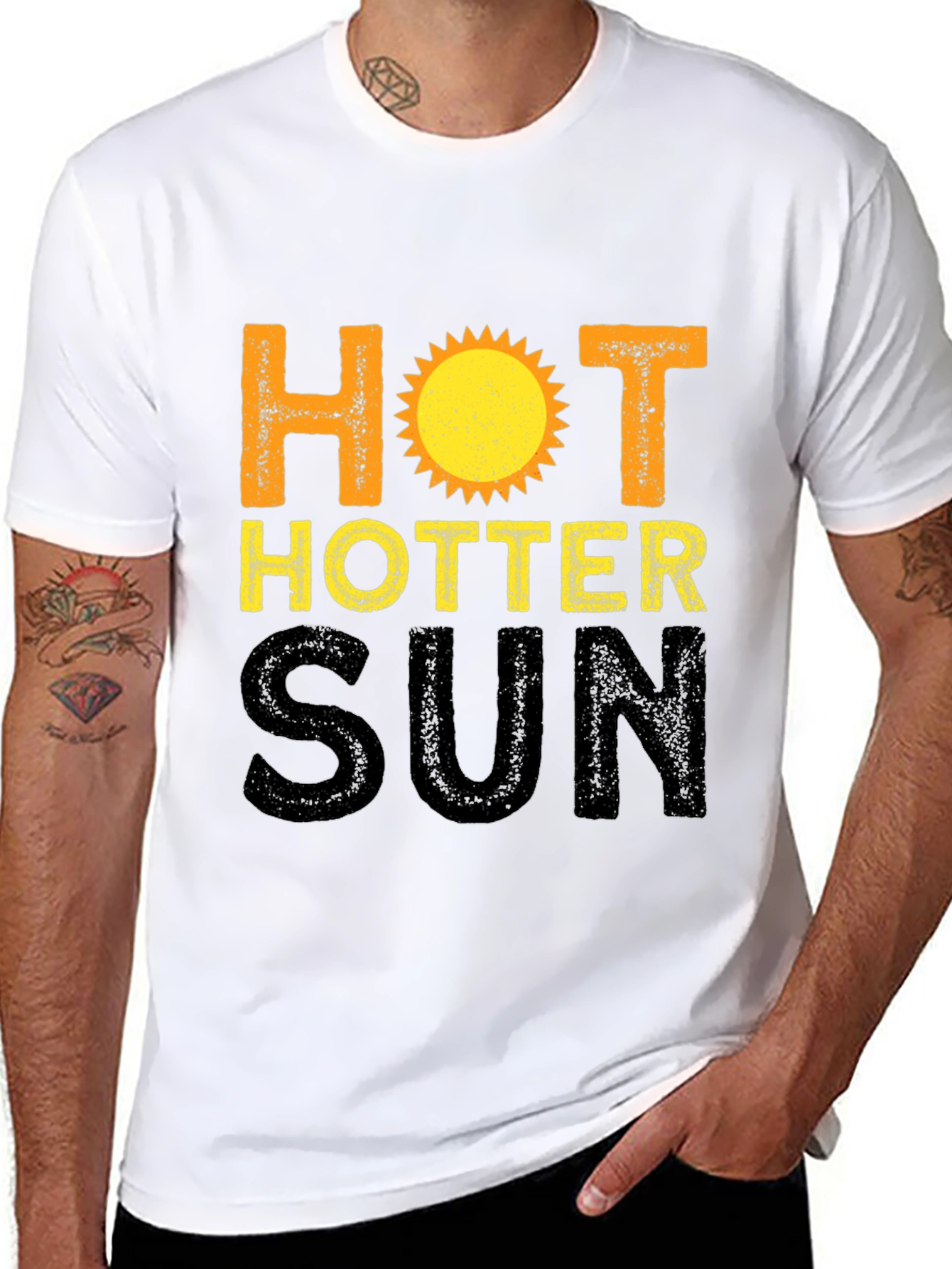 Hotter Sun Graphic T-Shirt - Summer Style