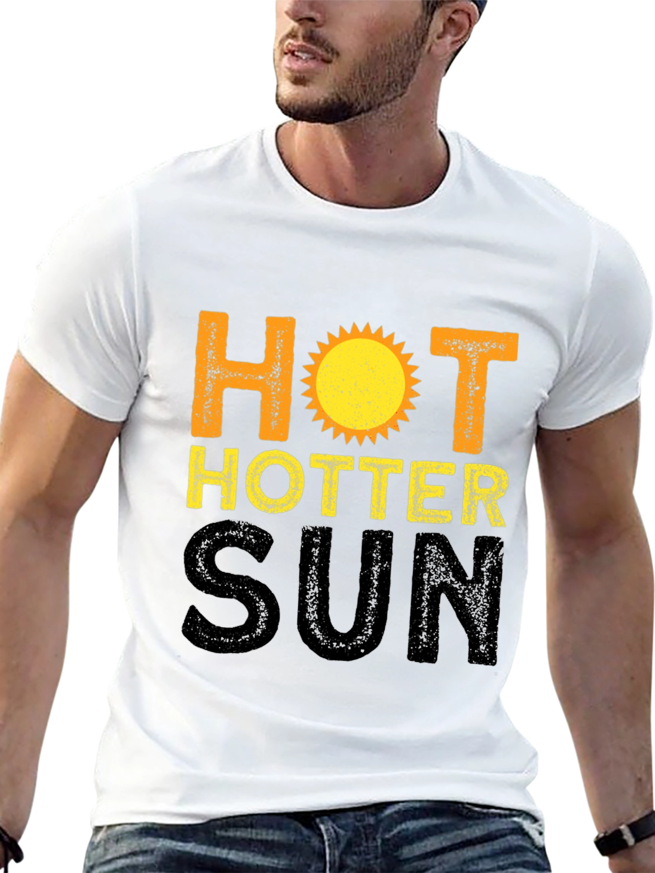 Hotter Sun Graphic T-Shirt - Summer Style