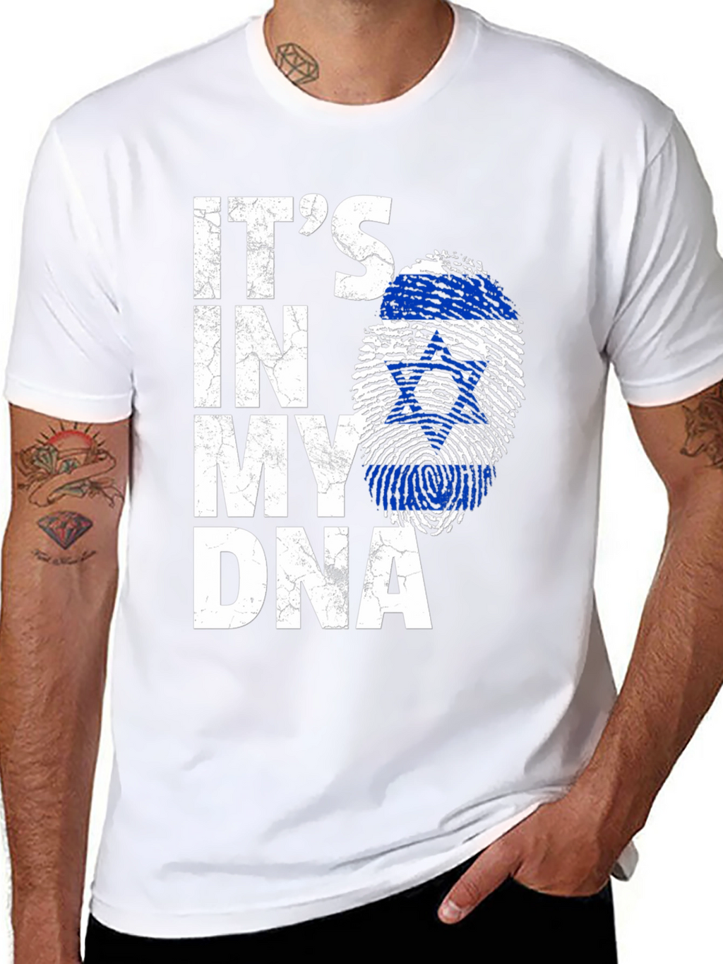 Its In My DNA Israel Flag T-Shirt