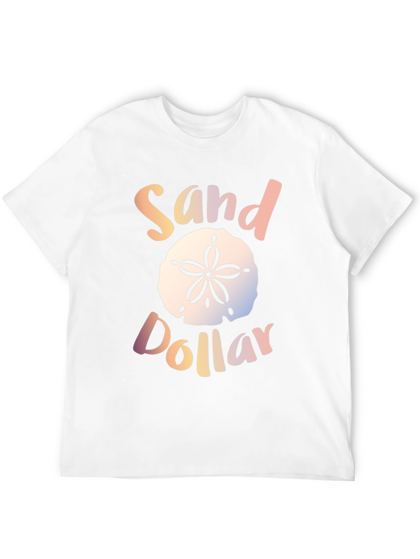 Sand Dollar Graphic Black T-Shirt