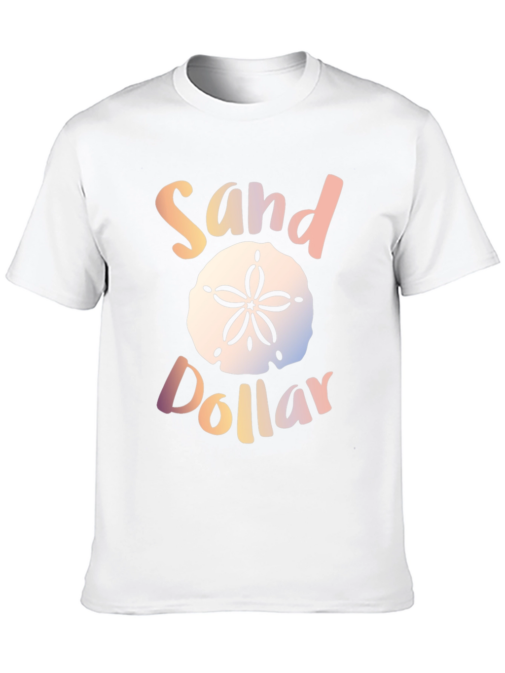 Sand Dollar Graphic Black T-Shirt