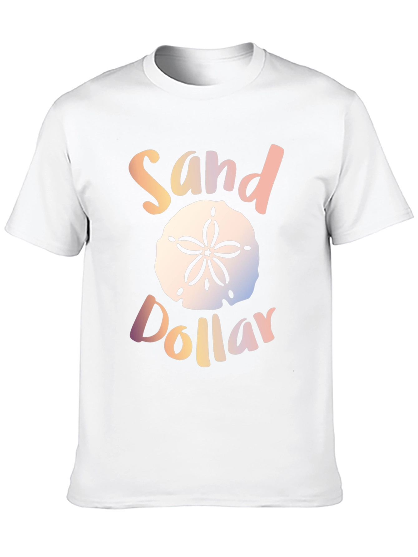 Sand Dollar Graphic Black T-Shirt