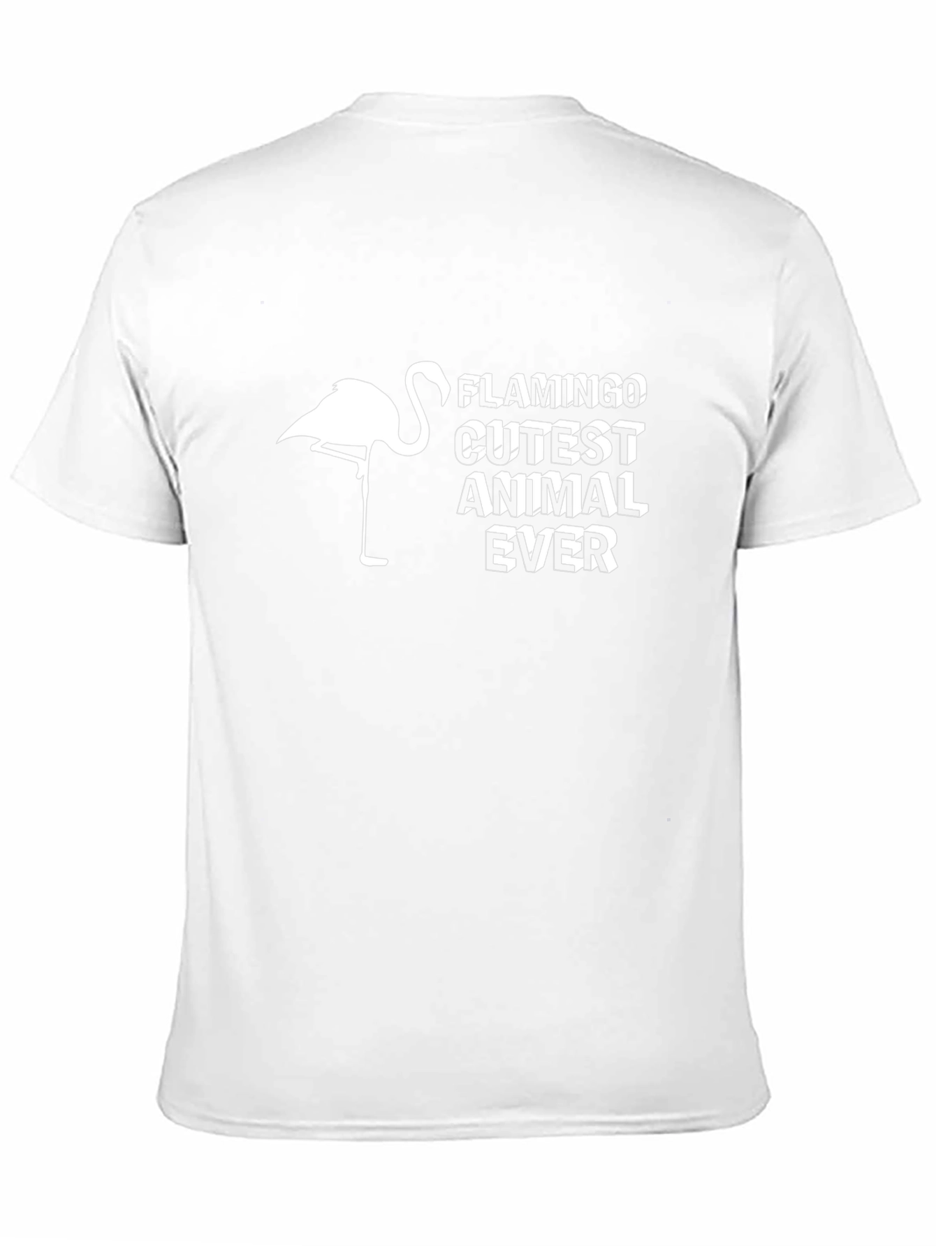 Flamingo Cutest Animal Ever Black T-Shirt