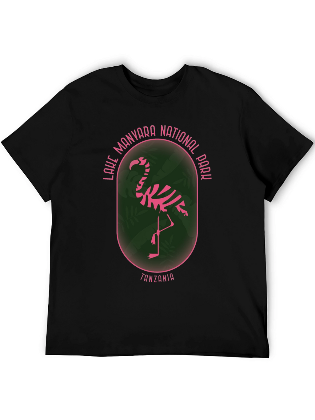 Lake Manyara National Park Flamingo Graphic T-Shirt