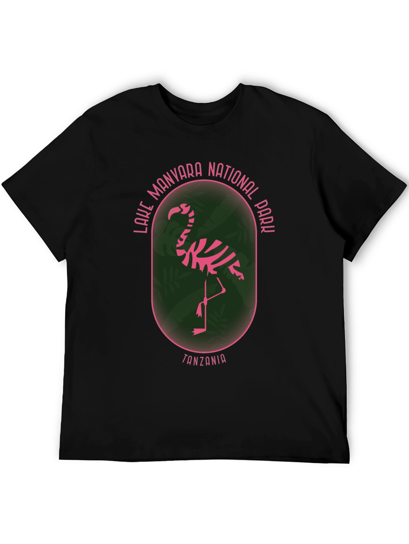 Lake Manyara National Park Flamingo Graphic T-Shirt