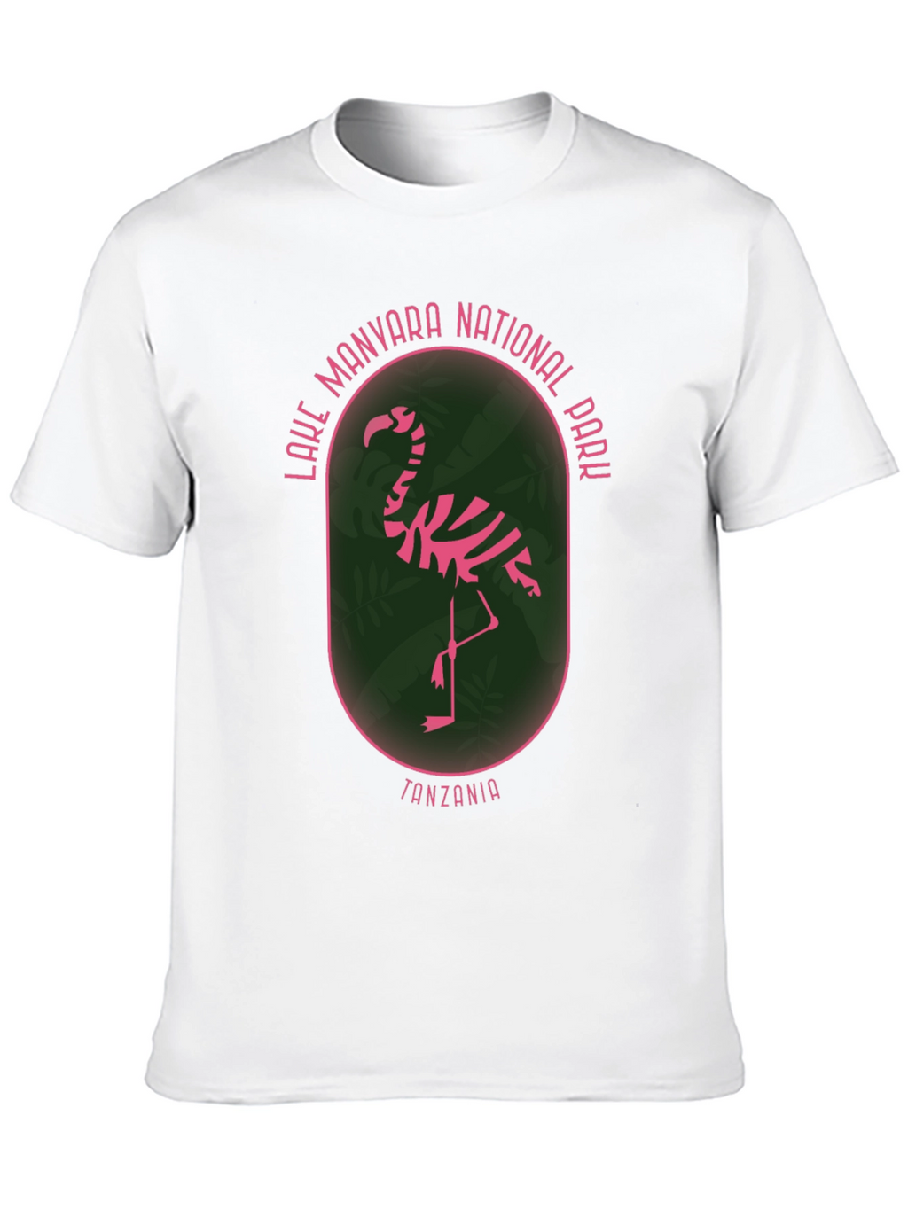 Lake Manyara National Park Flamingo Graphic T-Shirt
