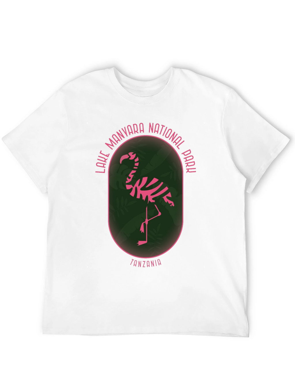 Lake Manyara National Park Flamingo Graphic T-Shirt