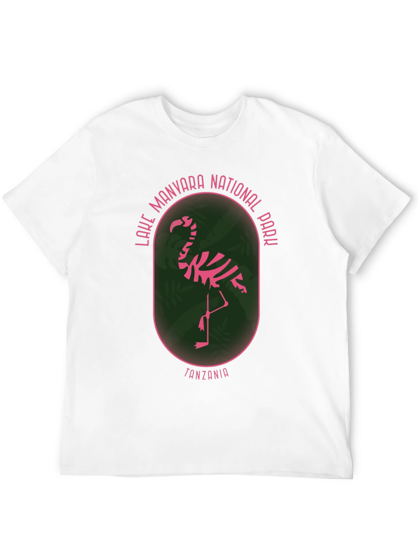Lake Manyara National Park Flamingo Graphic T-Shirt
