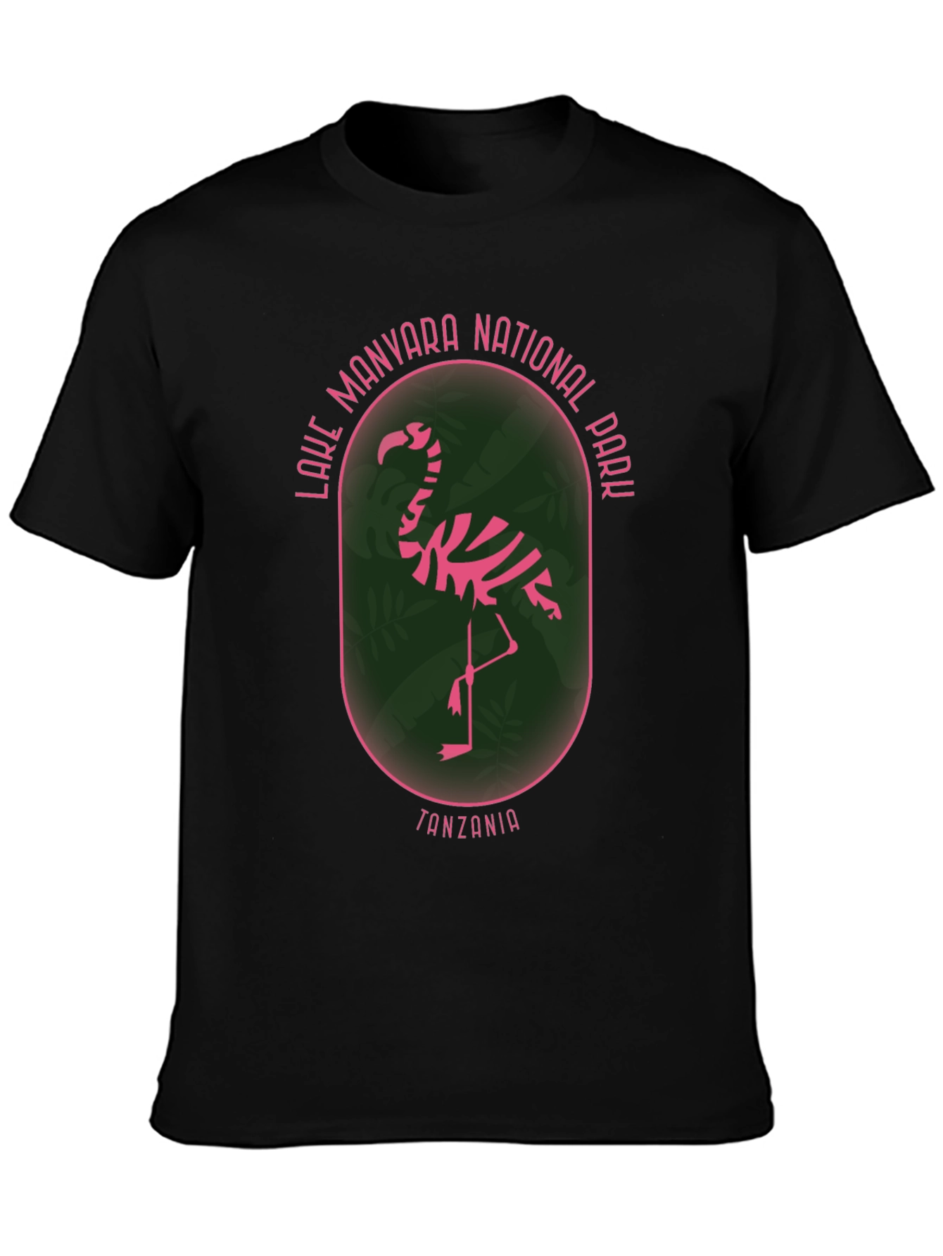 Lake Manyara National Park Flamingo Graphic T-Shirt