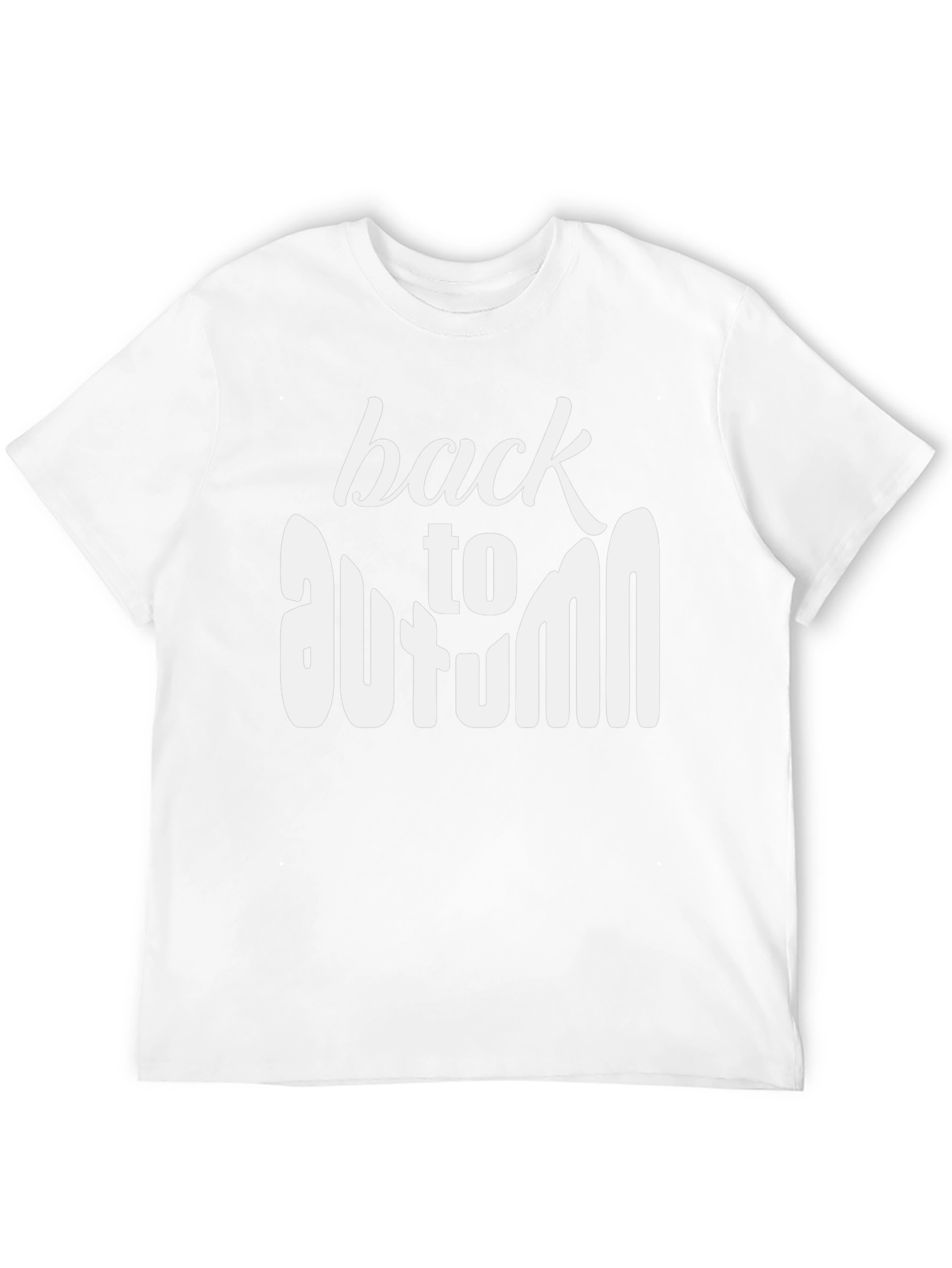 Back to Autumn Graphic Tee - Soft Black T-Shirt