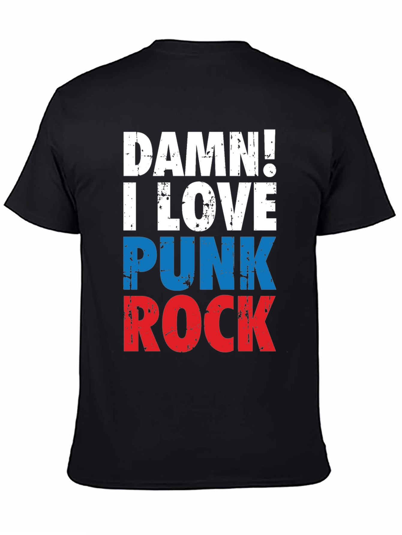 Damn! I Love Punk Rock Tee - Graphic T-Shirt