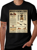 Boxer Dog Knowledge Graphic T-Shirt