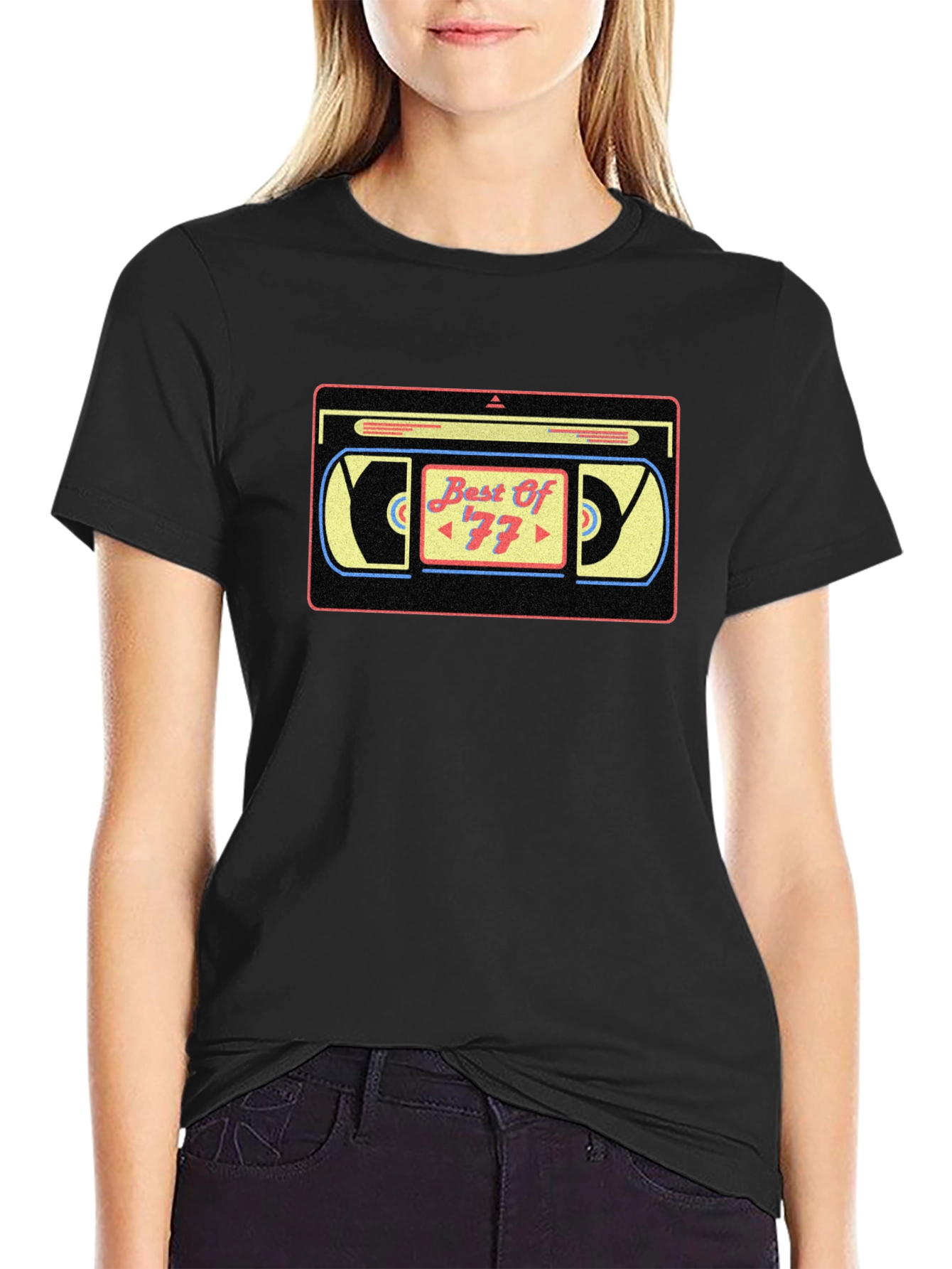Best of 77 Retro VHS Tape Graphic Tee