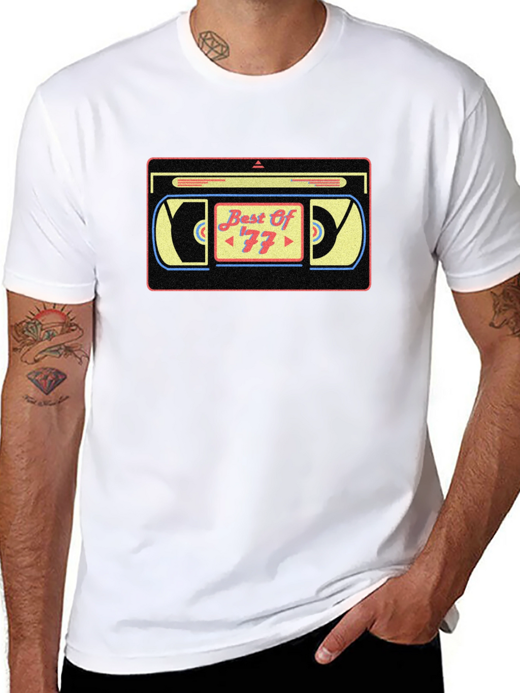 Best of 77 Retro VHS Tape Graphic Tee