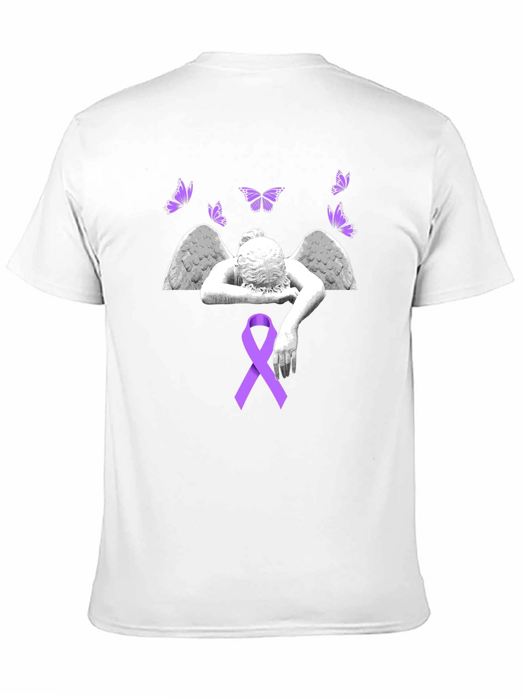 Angel Wings & Ribbon Graphic Tee