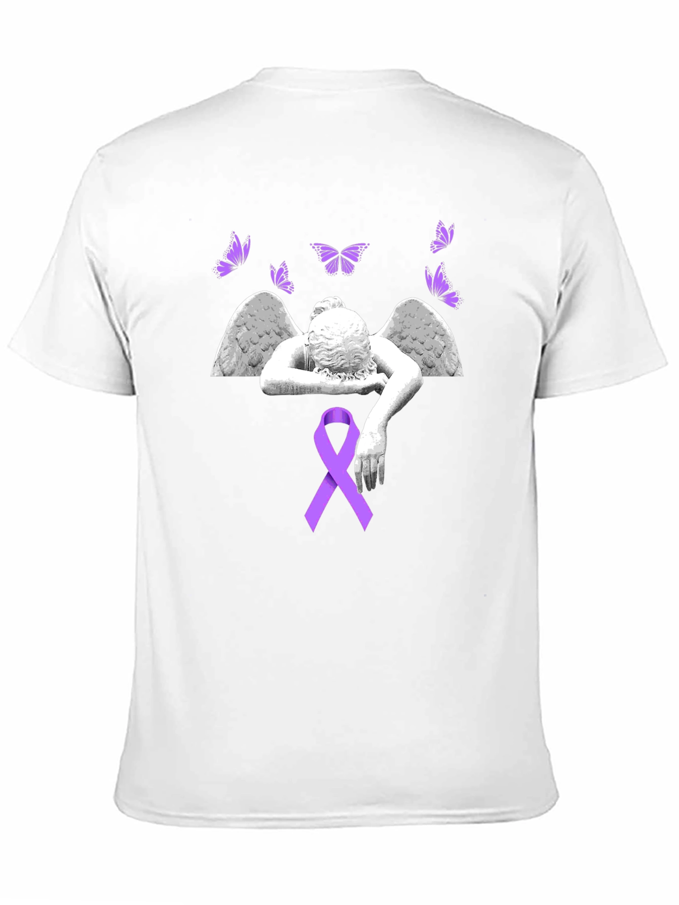 Angel Wings & Ribbon Graphic Tee