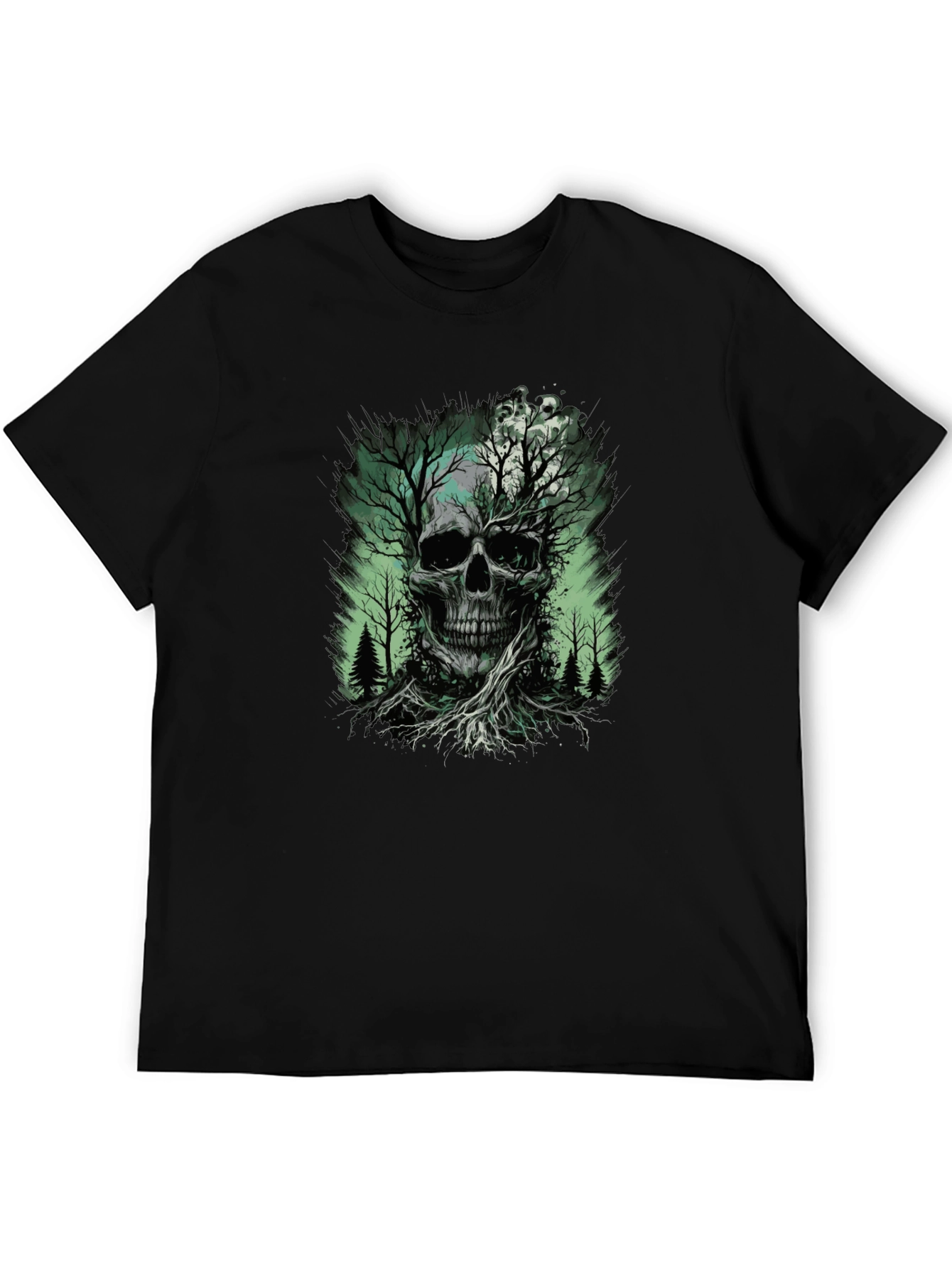 Skull Tree Graphic T-Shirt - Nature Death Tee
