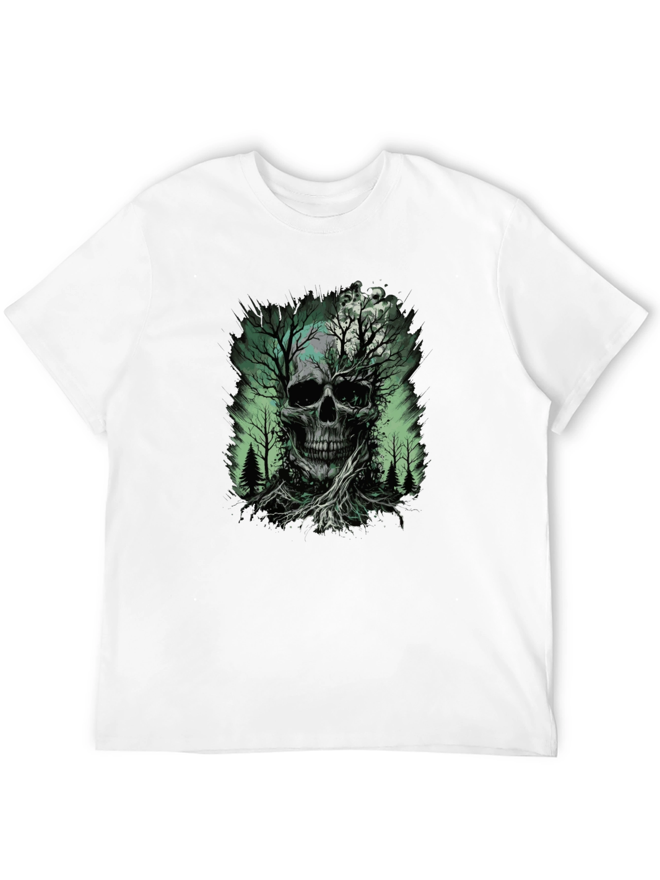 Skull Tree Graphic T-Shirt - Nature Death Tee