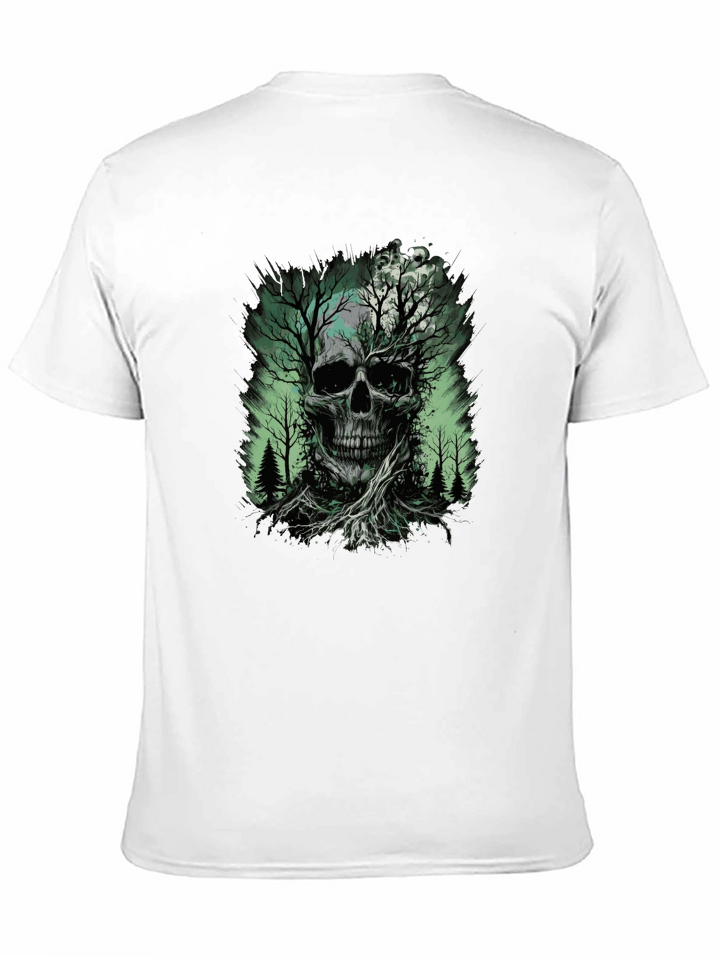 Skull Tree Graphic T-Shirt - Nature Death Tee