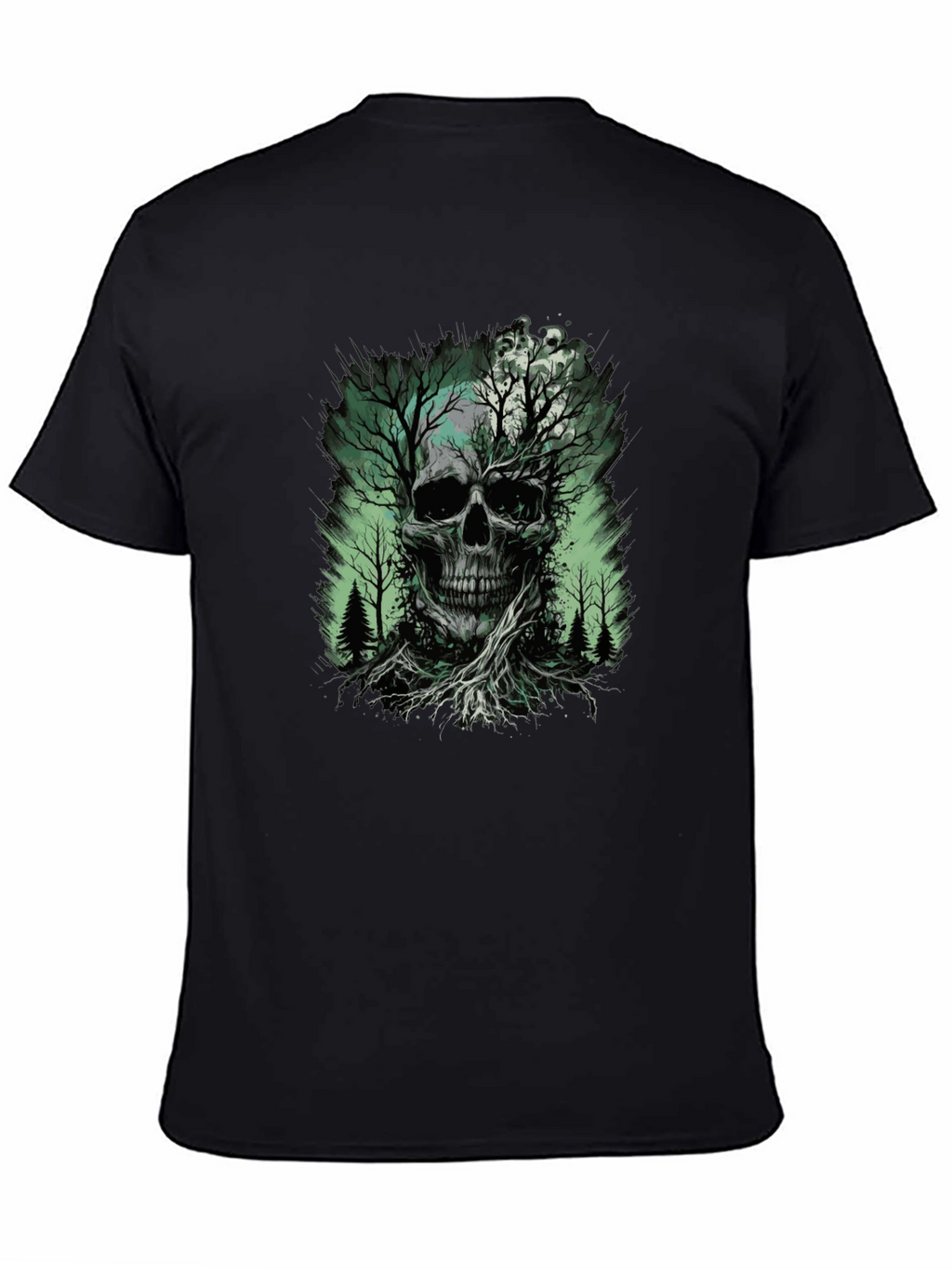 Skull Tree Graphic T-Shirt - Nature Death Tee