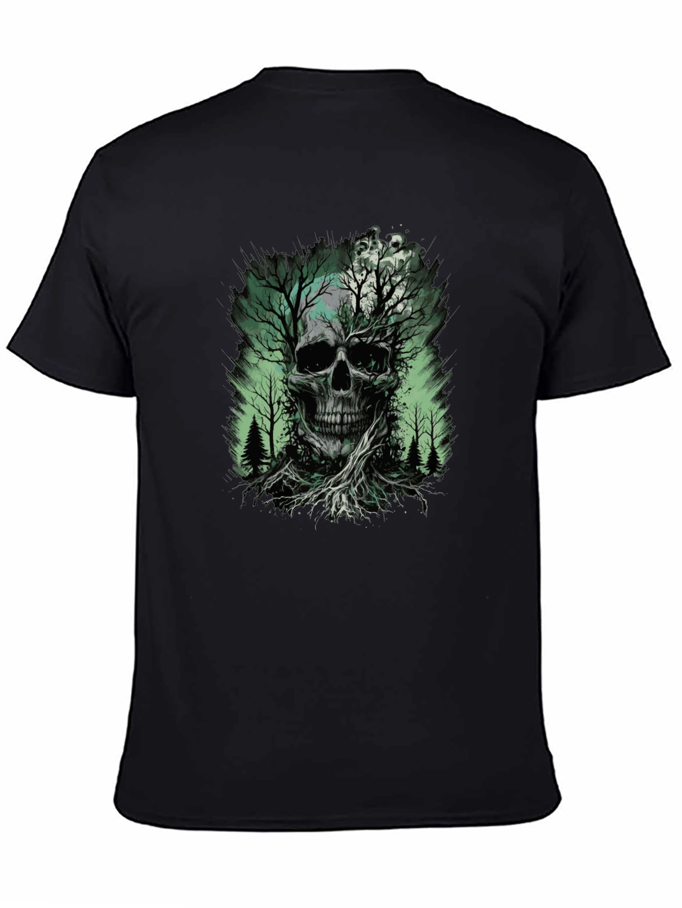 Skull Tree Graphic T-Shirt - Nature Death Tee