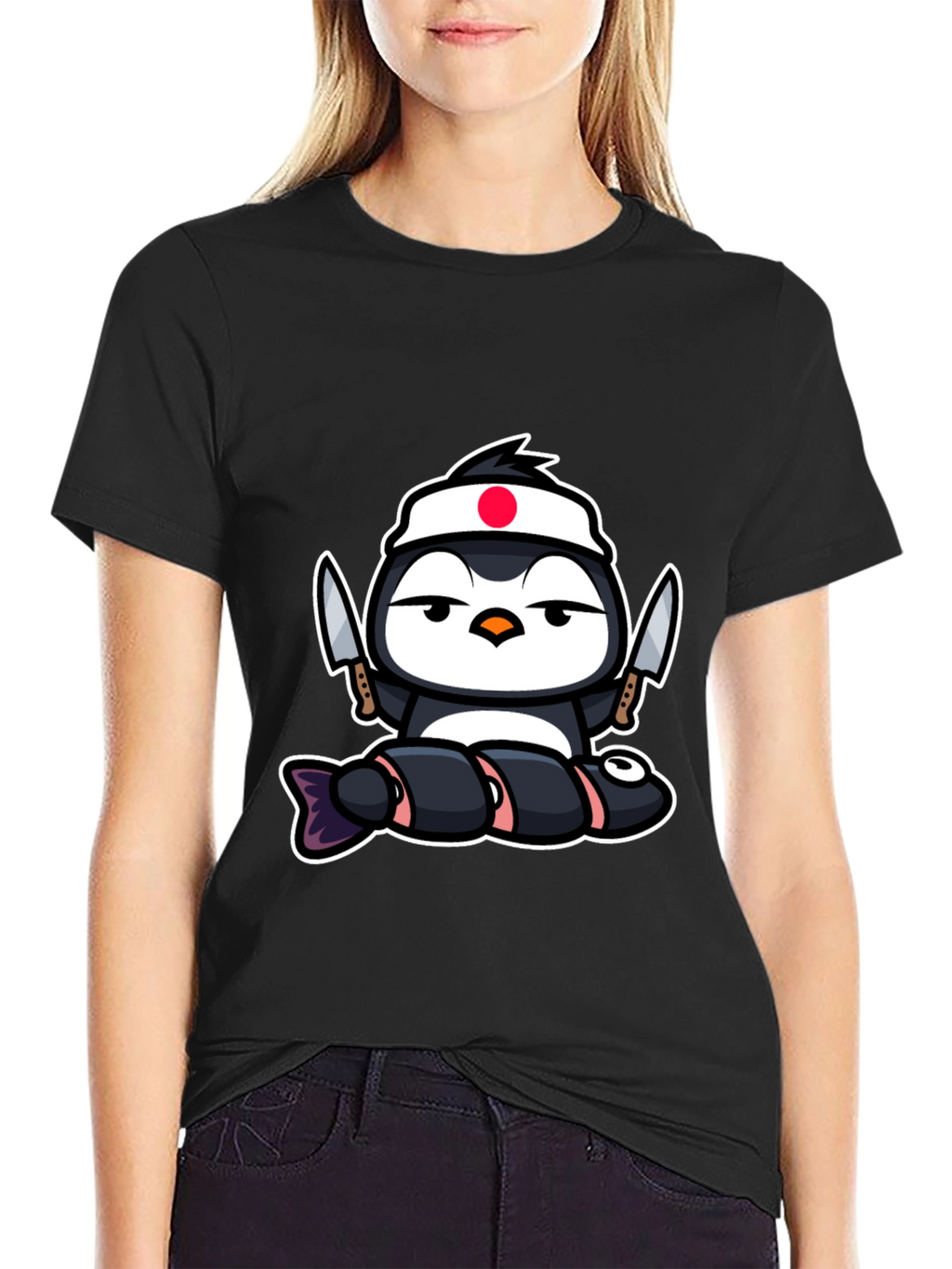 Sushi Chef Penguin T-Shirt