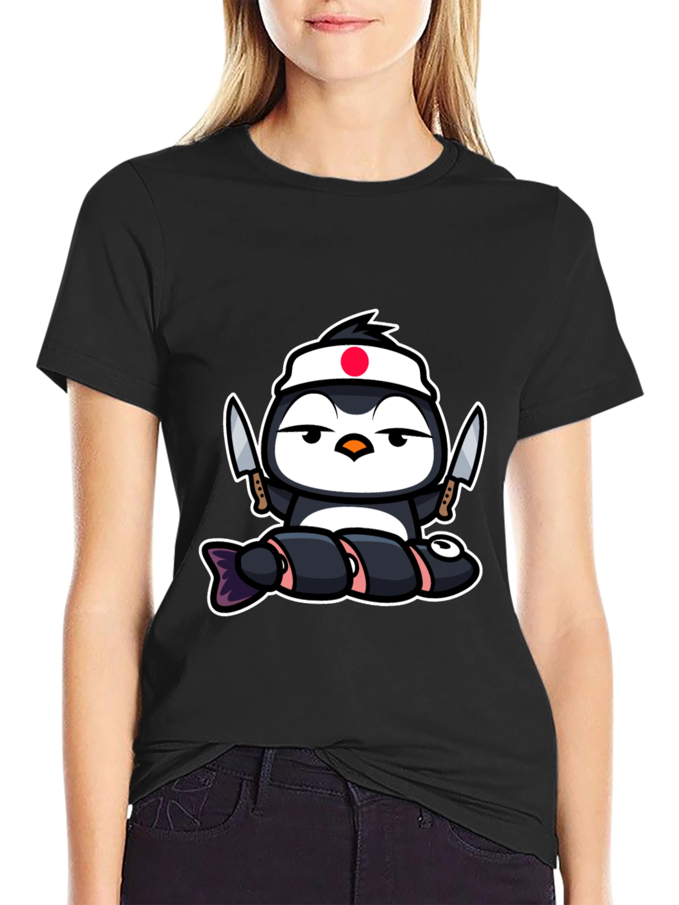 Sushi Chef Penguin T-Shirt