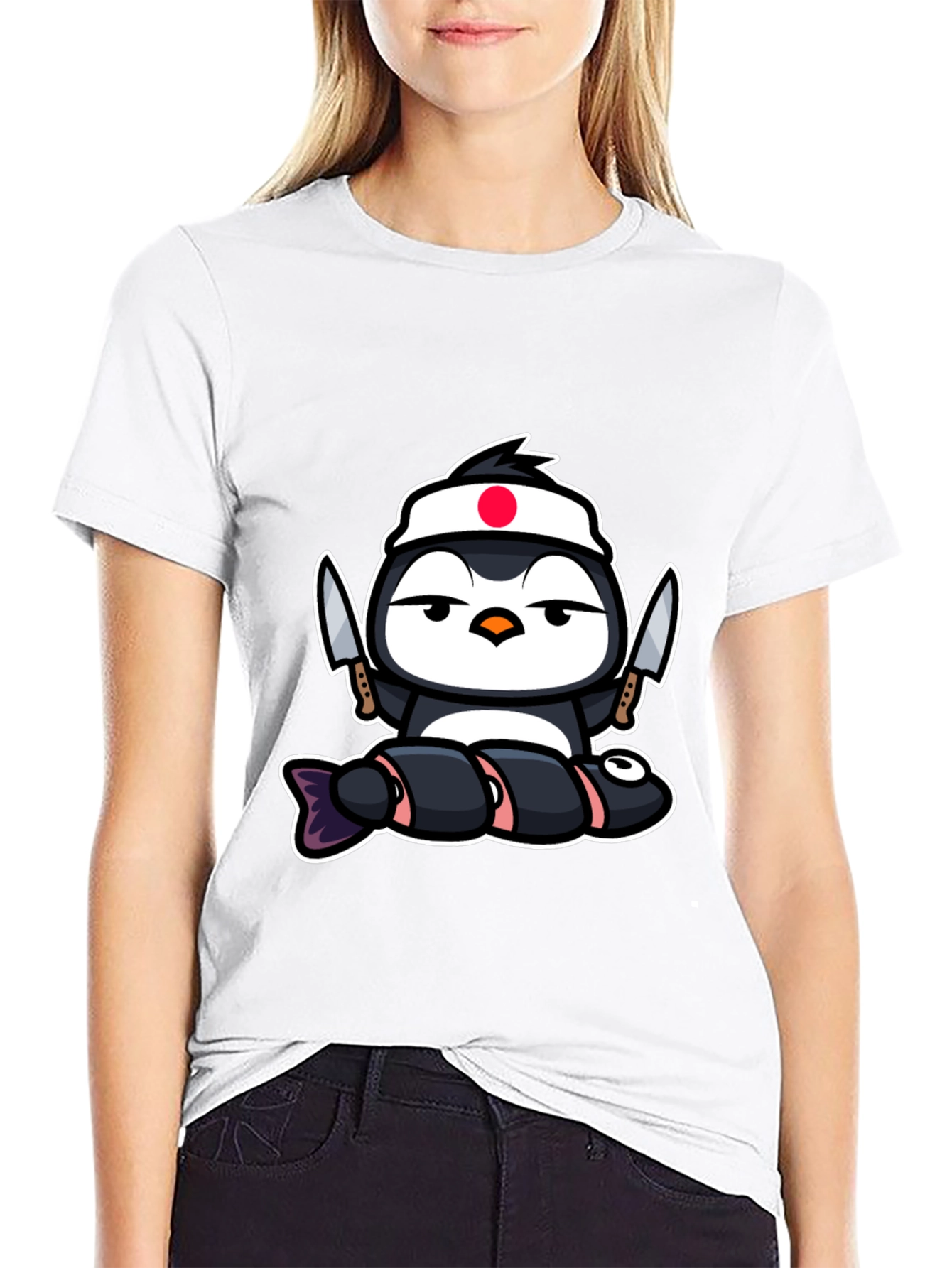 Sushi Chef Penguin T-Shirt