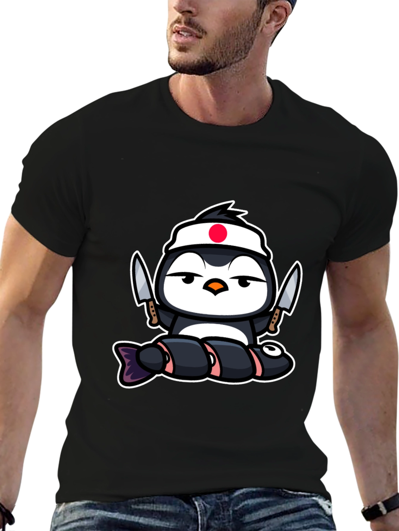 Sushi Chef Penguin T-Shirt