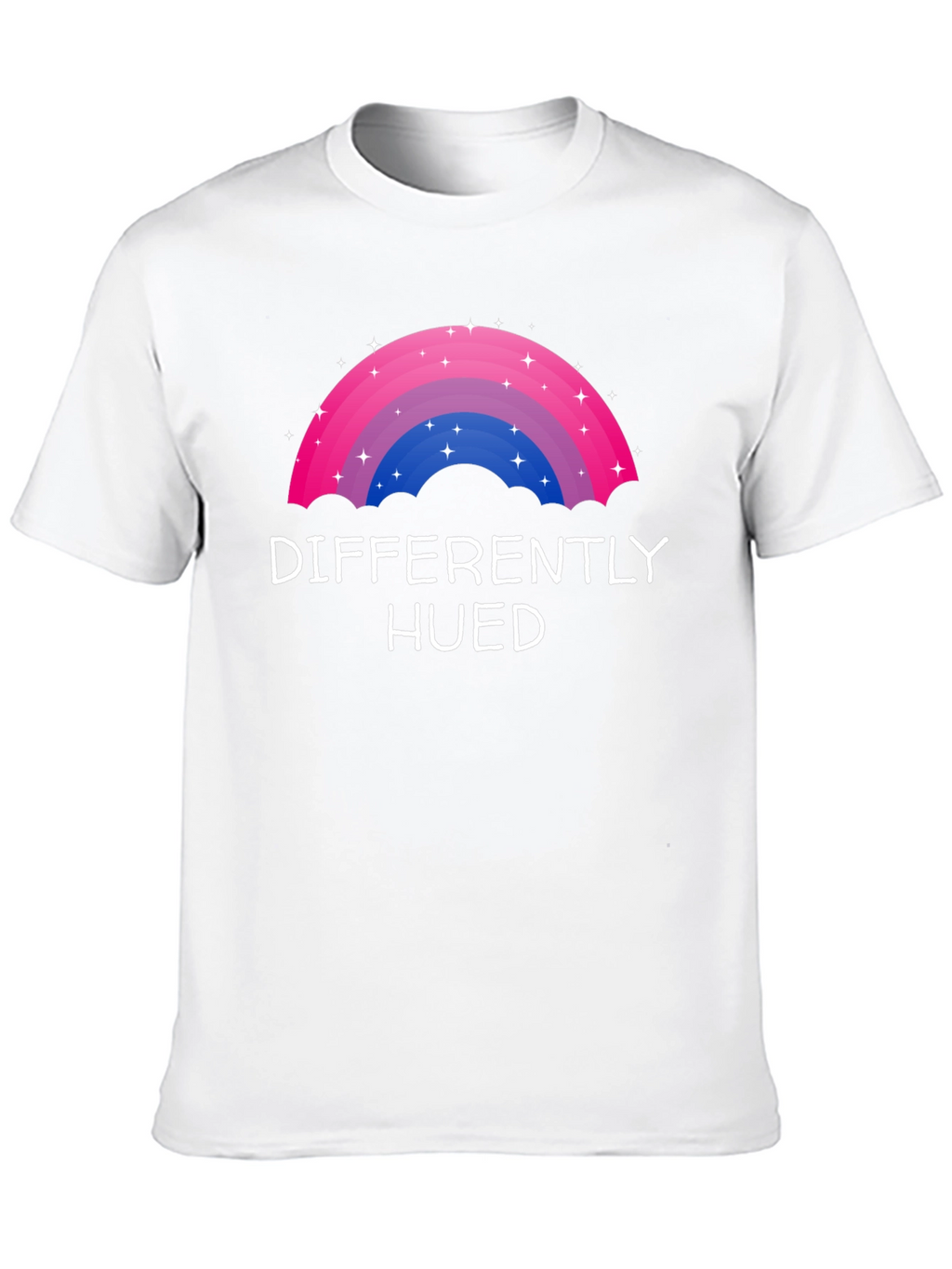 Differently Hued Bi Pride Graphic T-Shirt