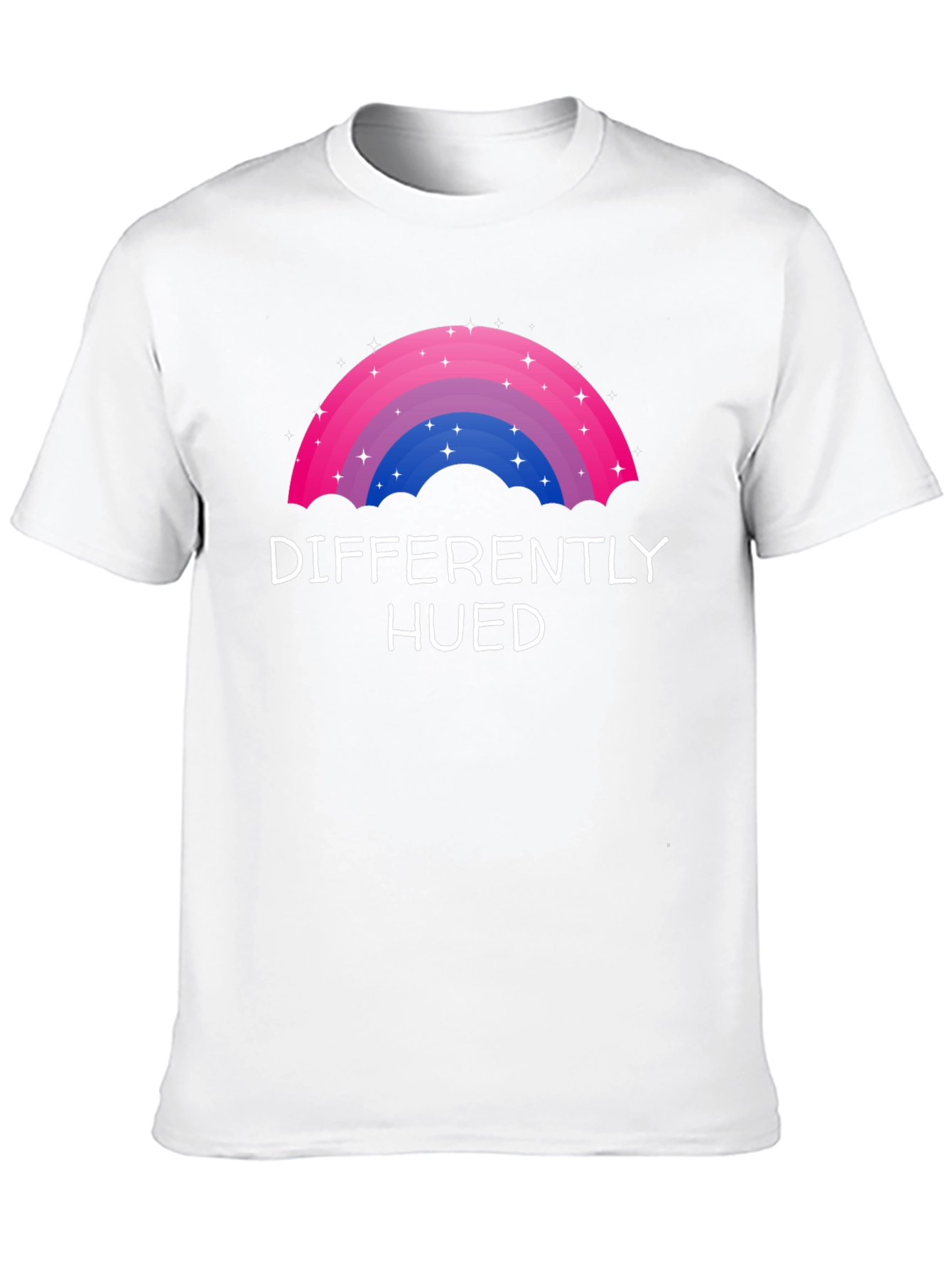 Differently Hued Bi Pride Graphic T-Shirt