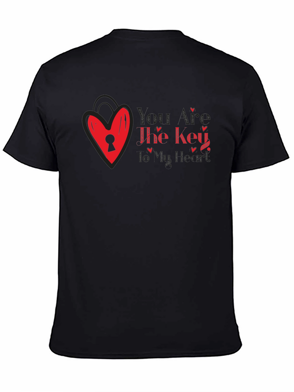Key to My Heart Valentines Day T-Shirt