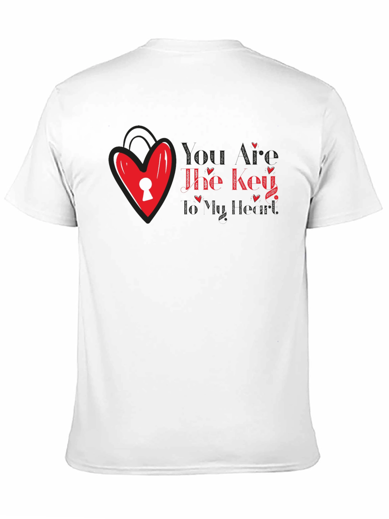 Key to My Heart Valentines Day T-Shirt