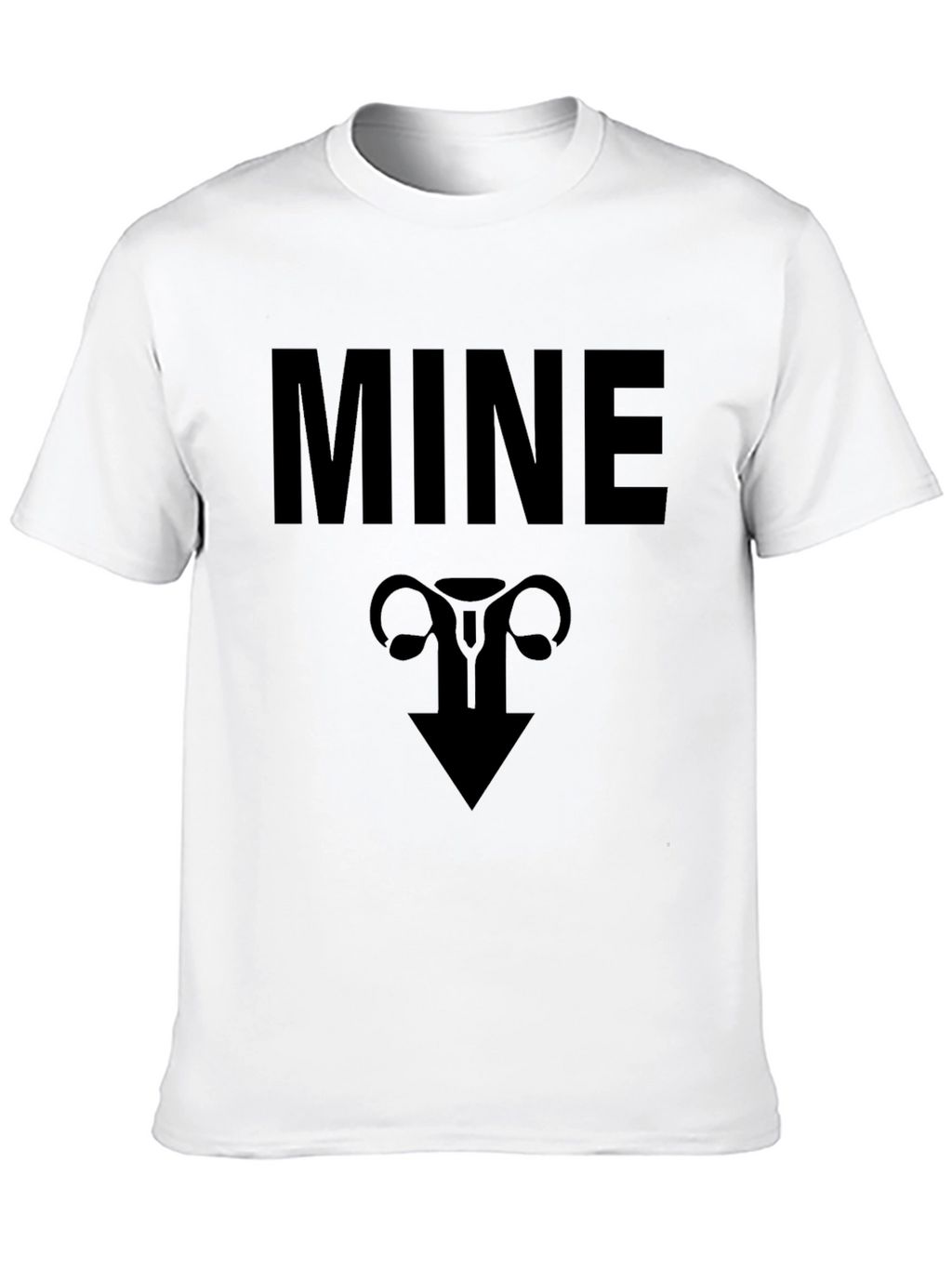 MINE Uterus Graphic T-Shirt