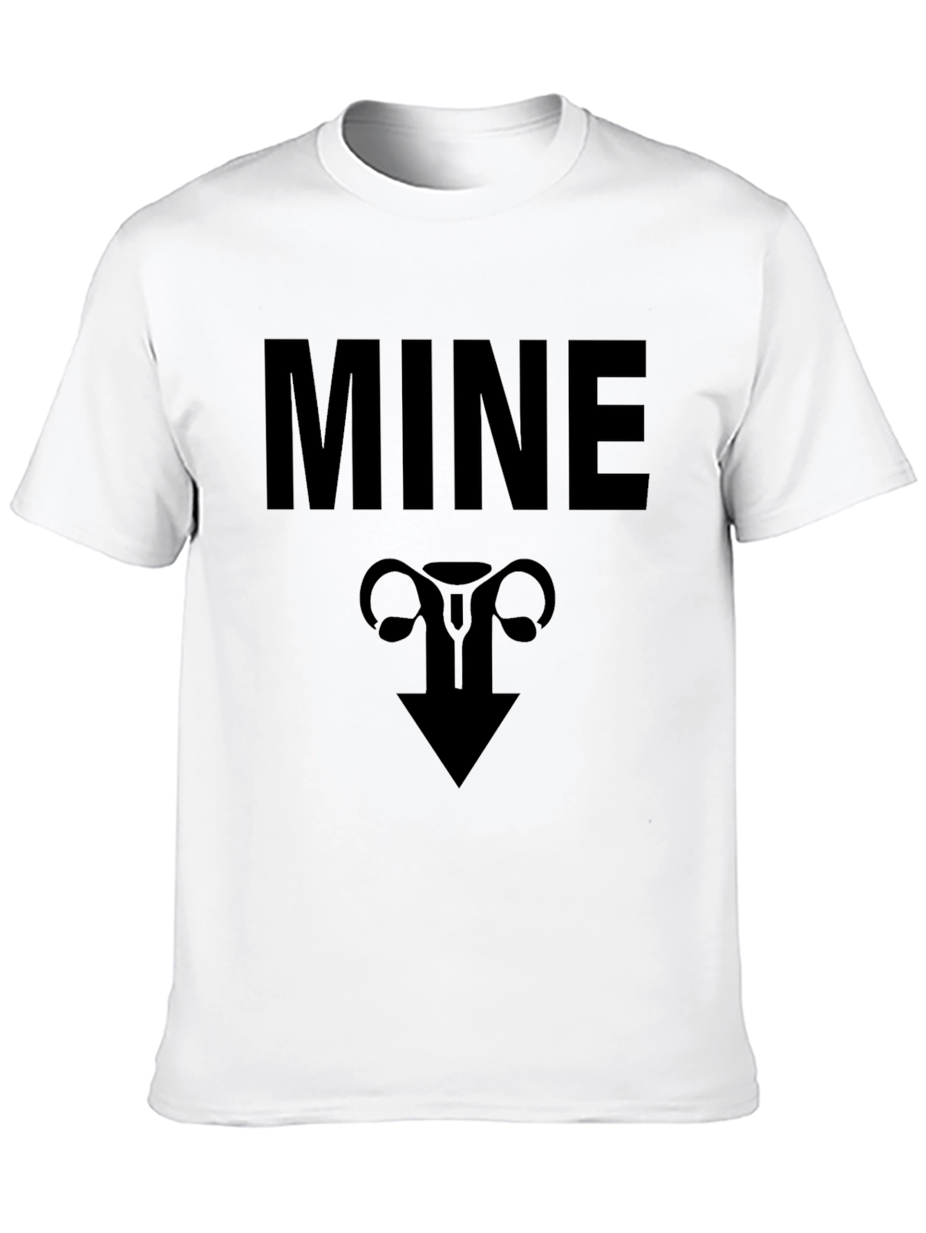 MINE Uterus Graphic T-Shirt