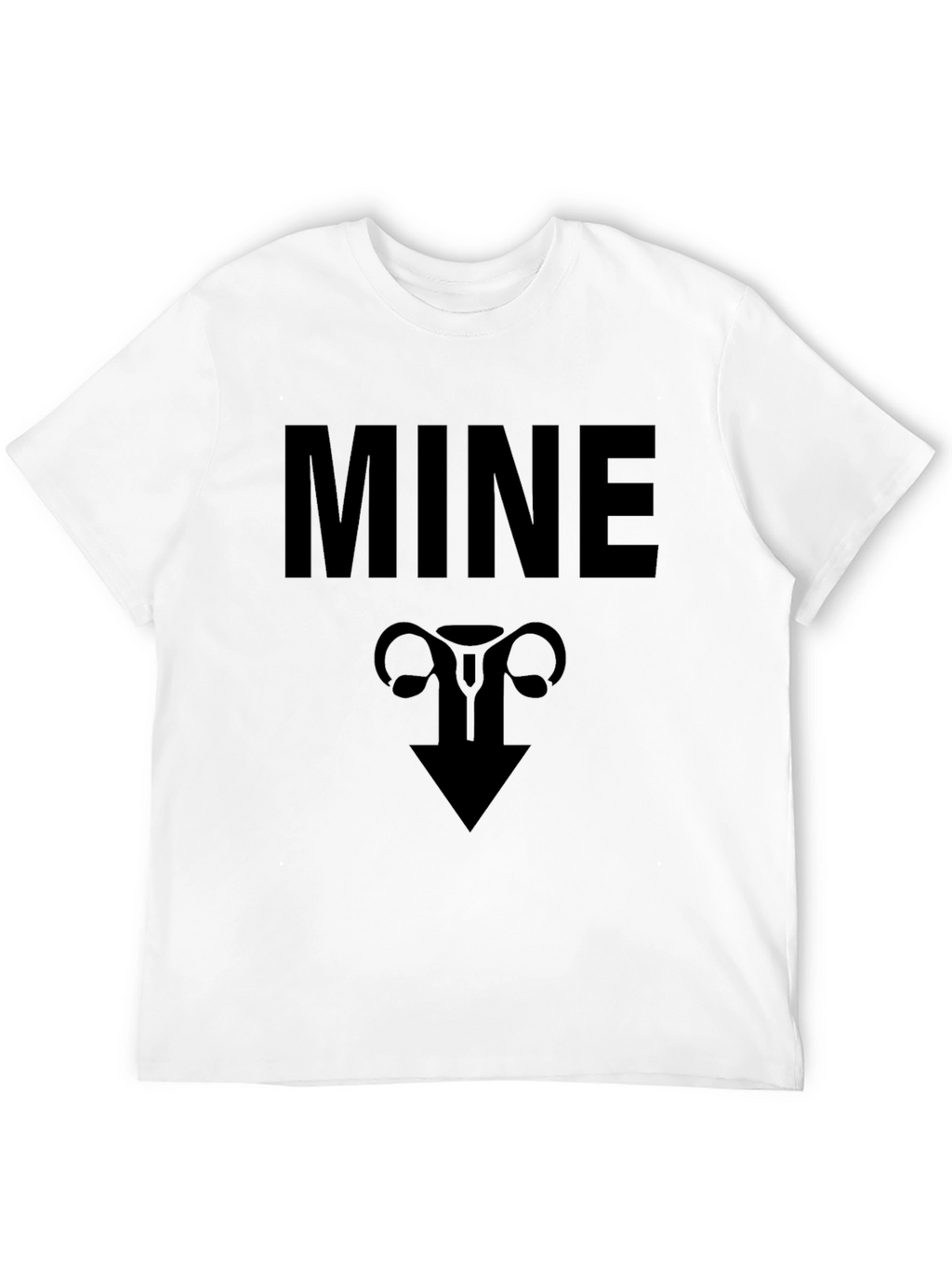 MINE Uterus Graphic T-Shirt