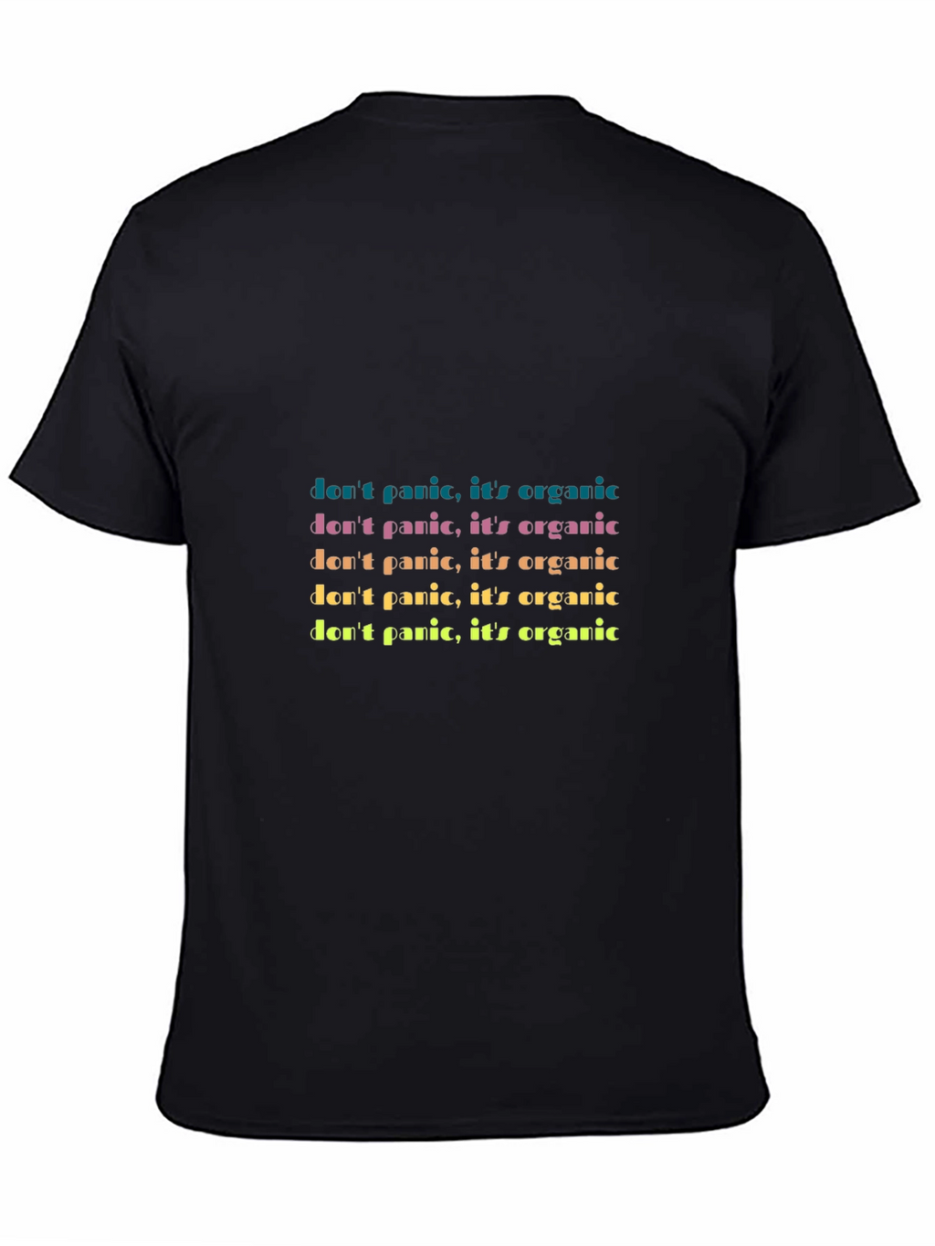 Dont Panic Organic Tee - Trendy Graphic T-Shirt