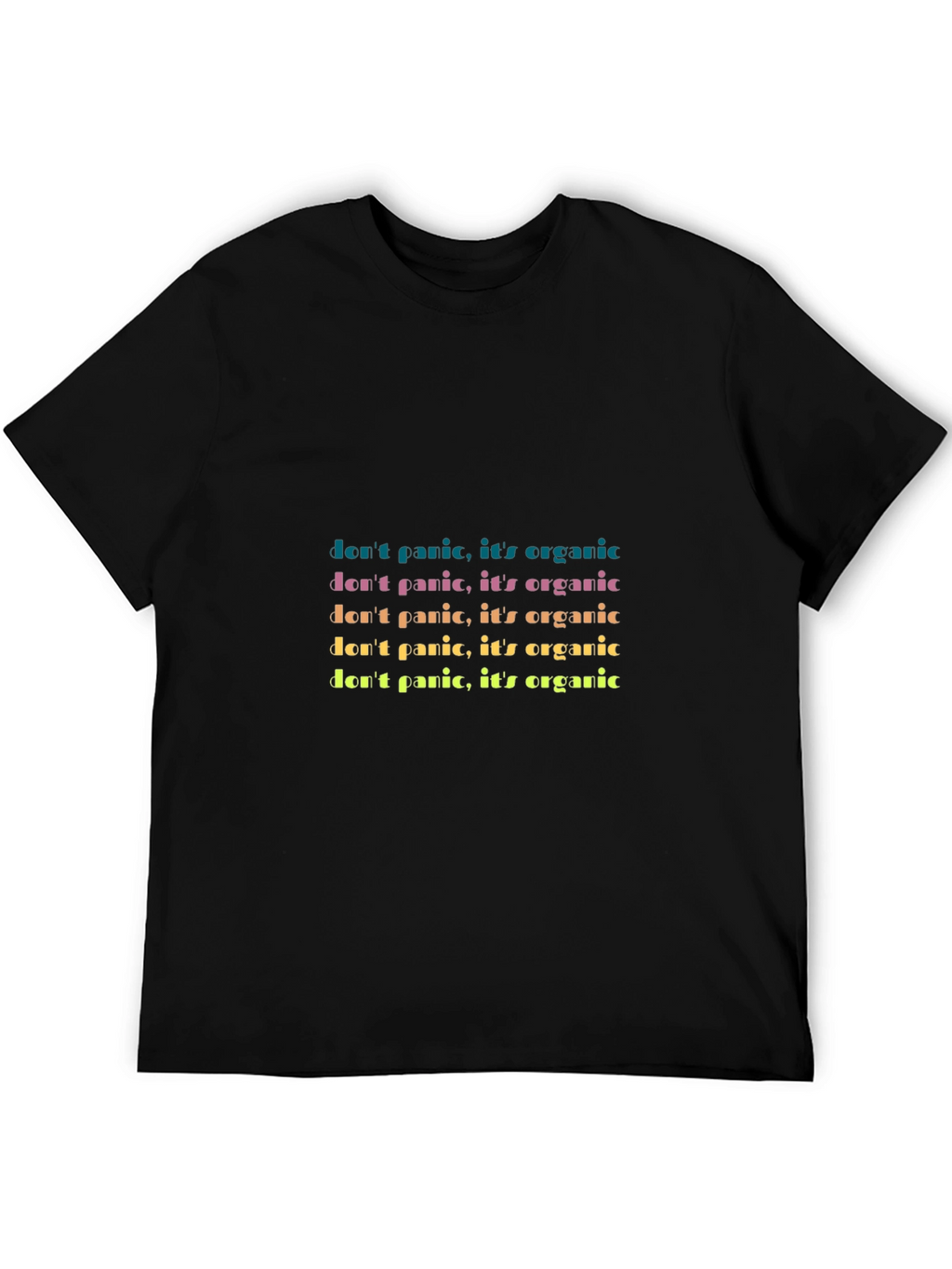 Dont Panic Organic Tee - Trendy Graphic T-Shirt