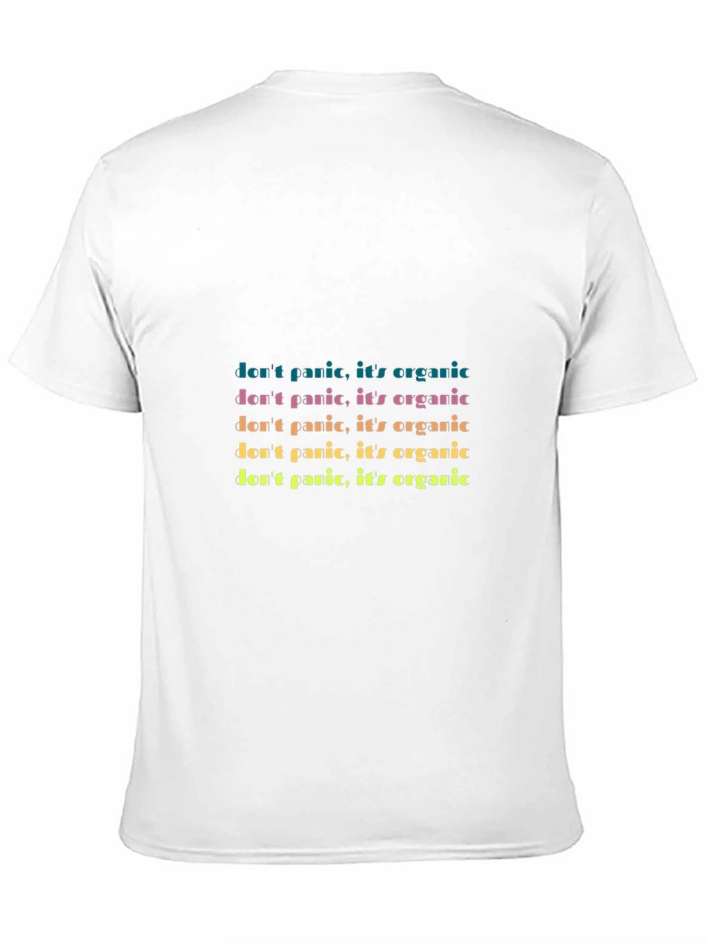 Dont Panic Organic Tee - Trendy Graphic T-Shirt
