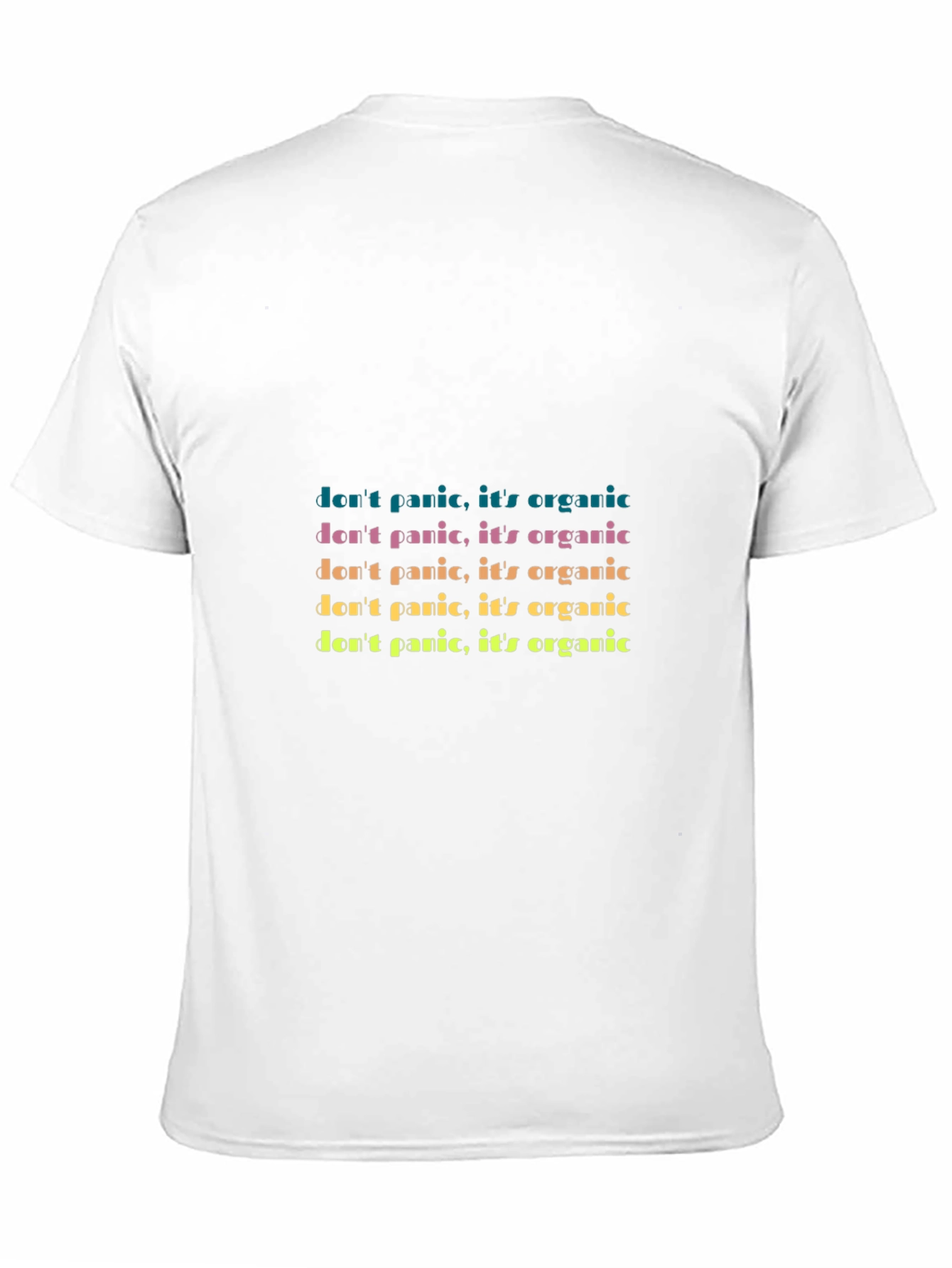 Dont Panic Organic Tee - Trendy Graphic T-Shirt