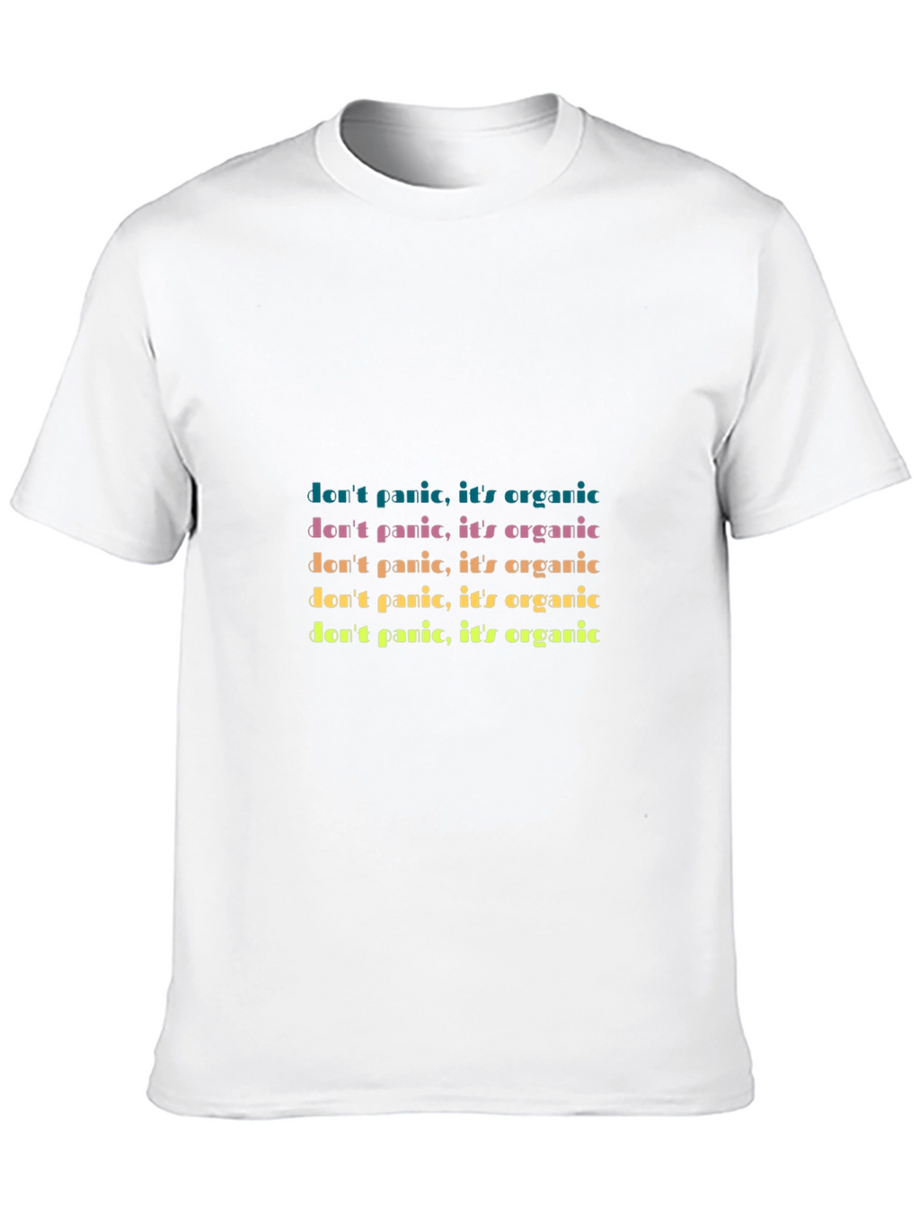 Dont Panic Organic Tee - Trendy Graphic T-Shirt