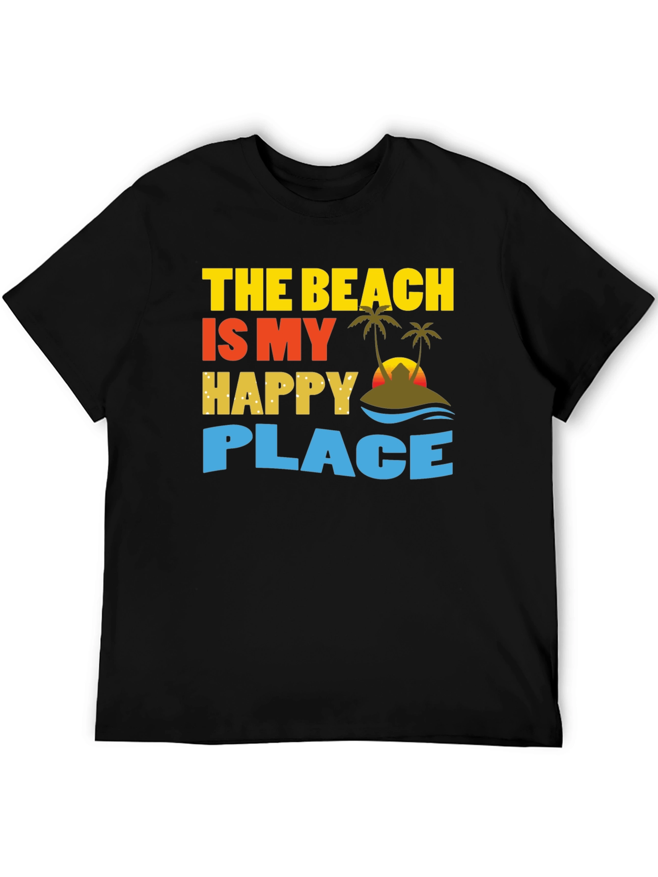Beach is My Happy Place Graphic T-Shirt