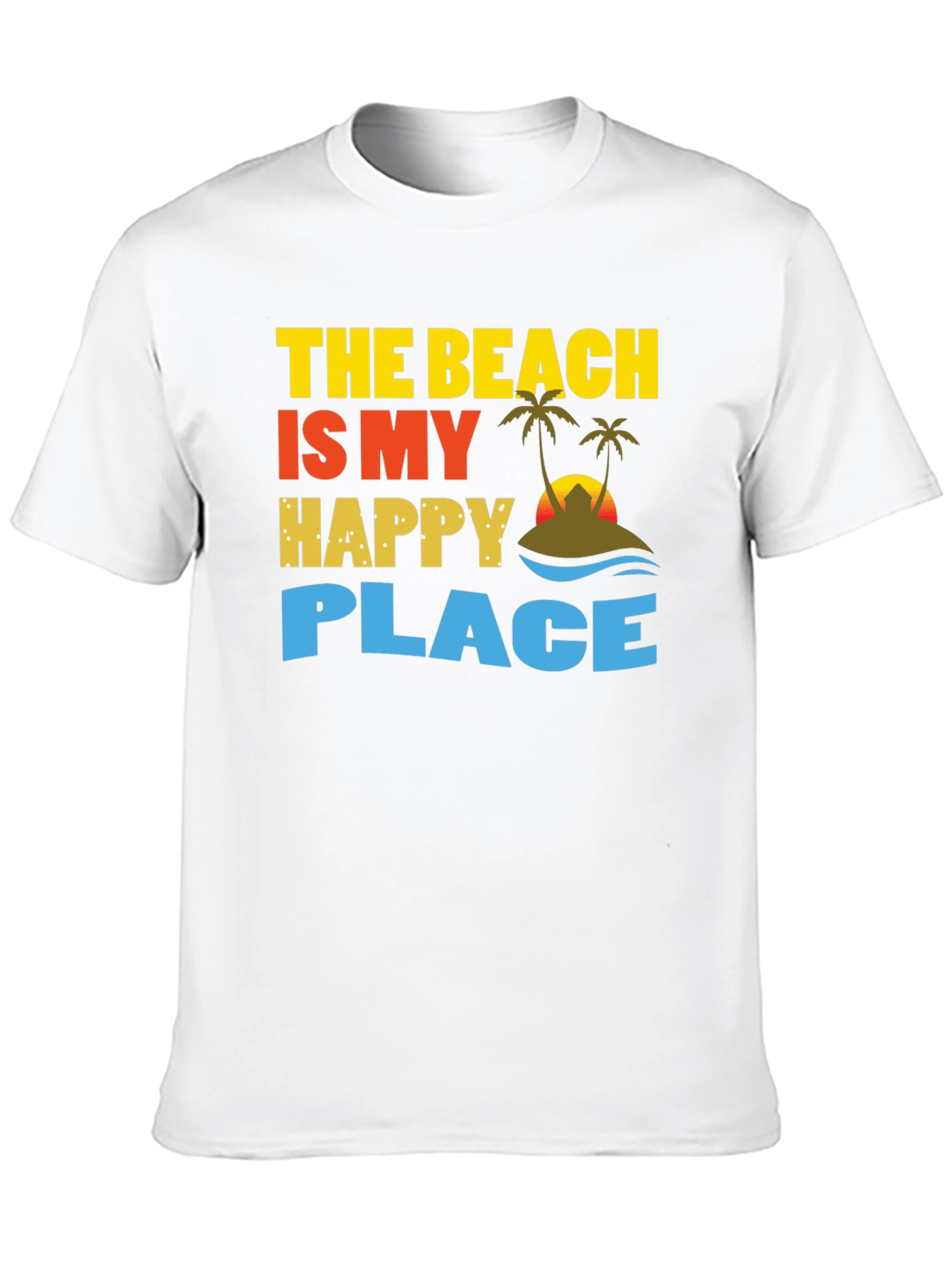 Beach is My Happy Place Graphic T-Shirt