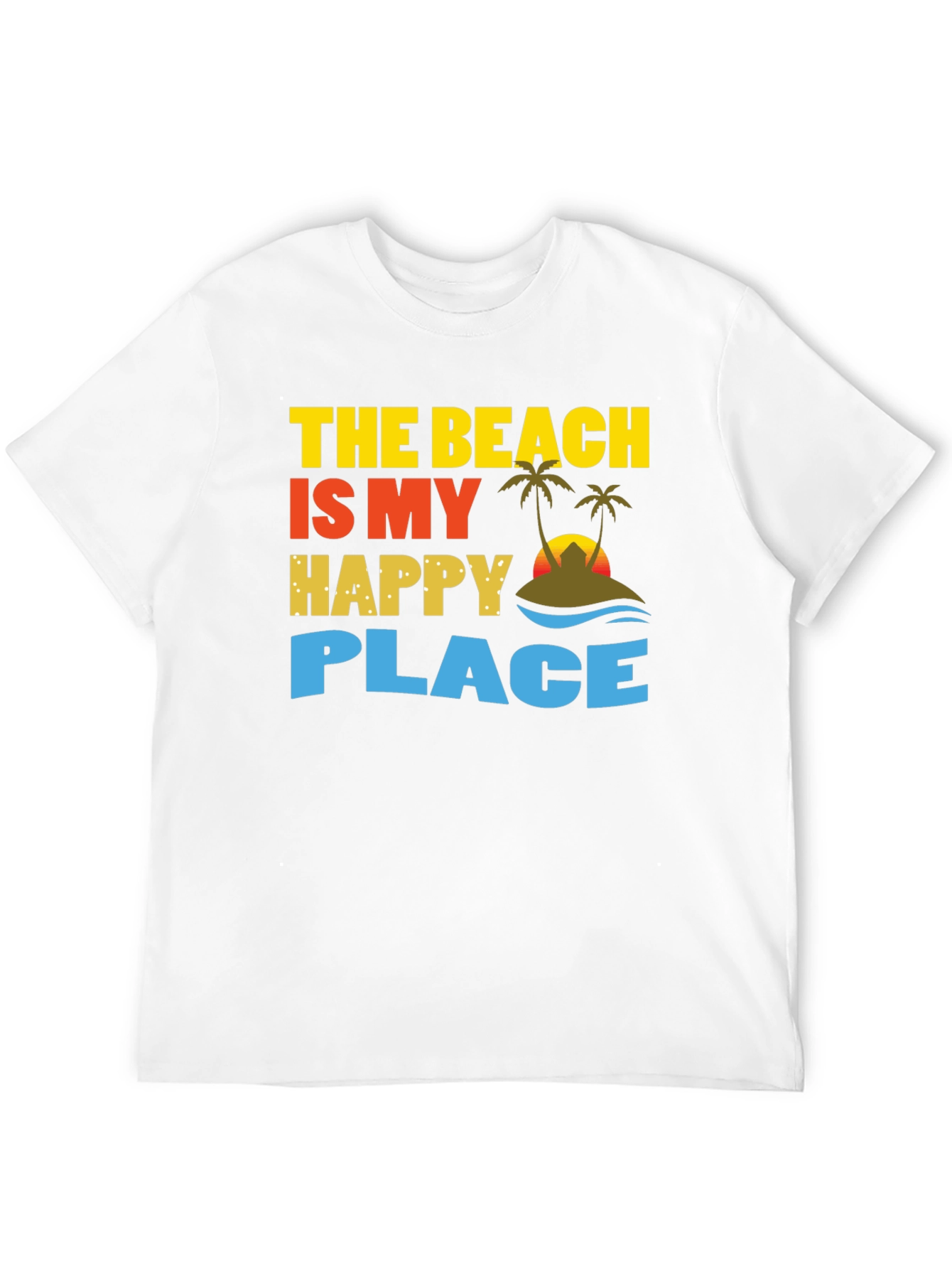 Beach is My Happy Place Graphic T-Shirt