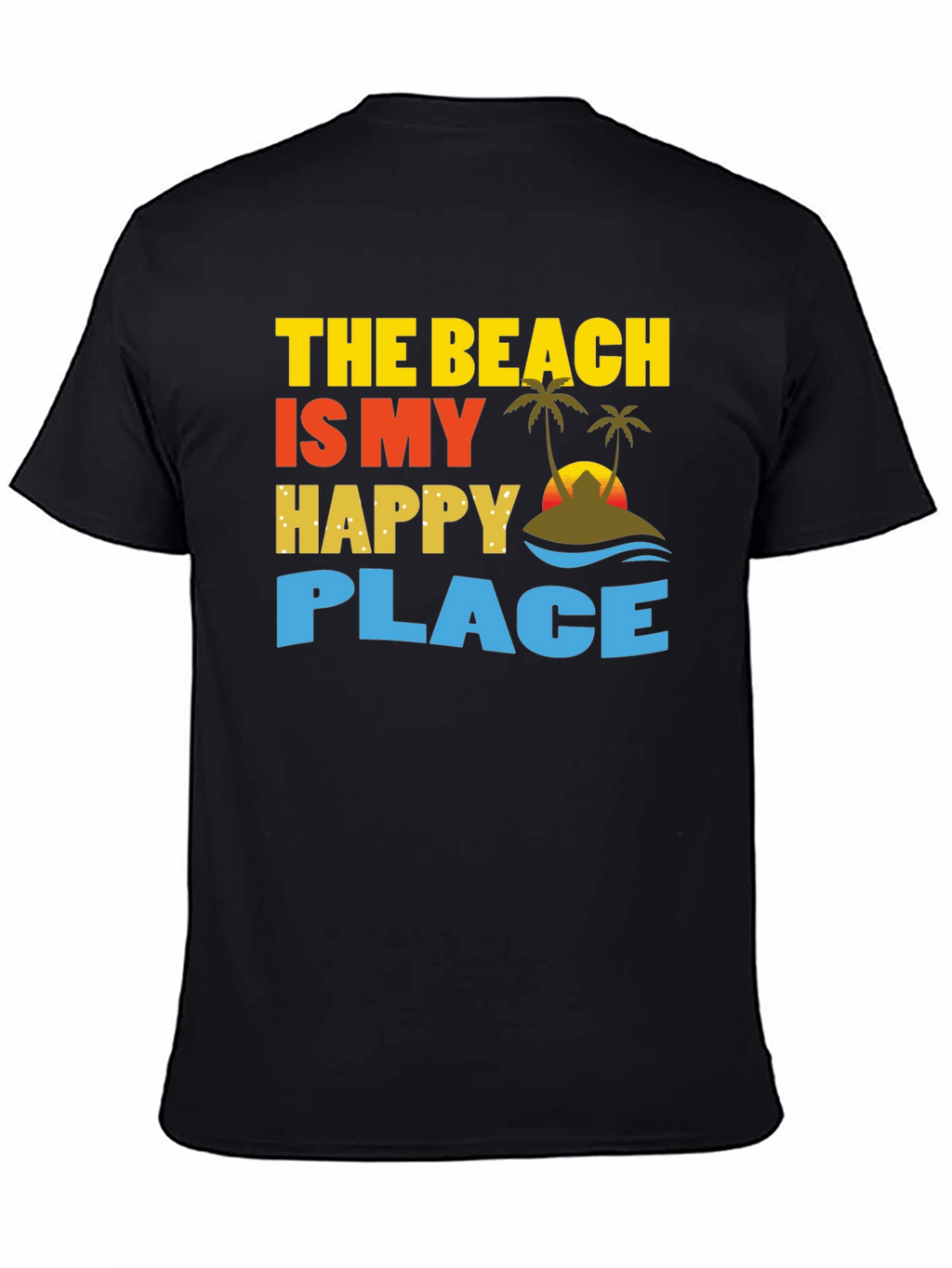 Beach is My Happy Place Graphic T-Shirt