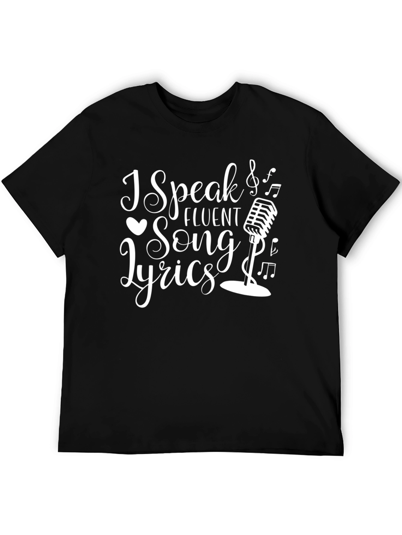 I Speak Fluent Song Lyrics T-Shirt - Music Lover Tee